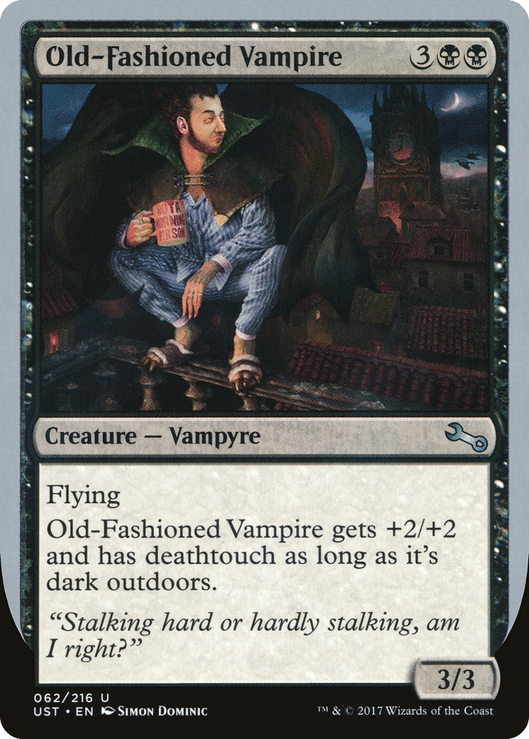 Old-Fashioned Vampire — Unstable — Magic: The Gathering