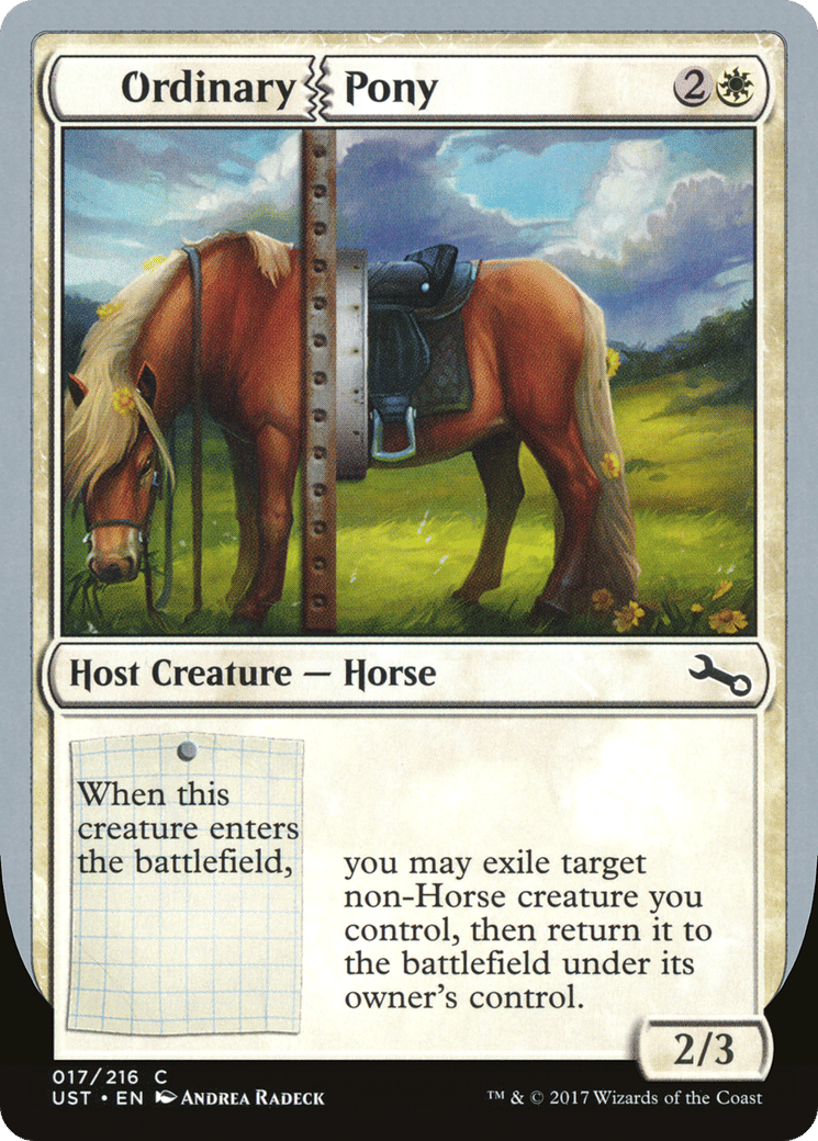 Ordinary Pony — Unstable — Magic: The Gathering