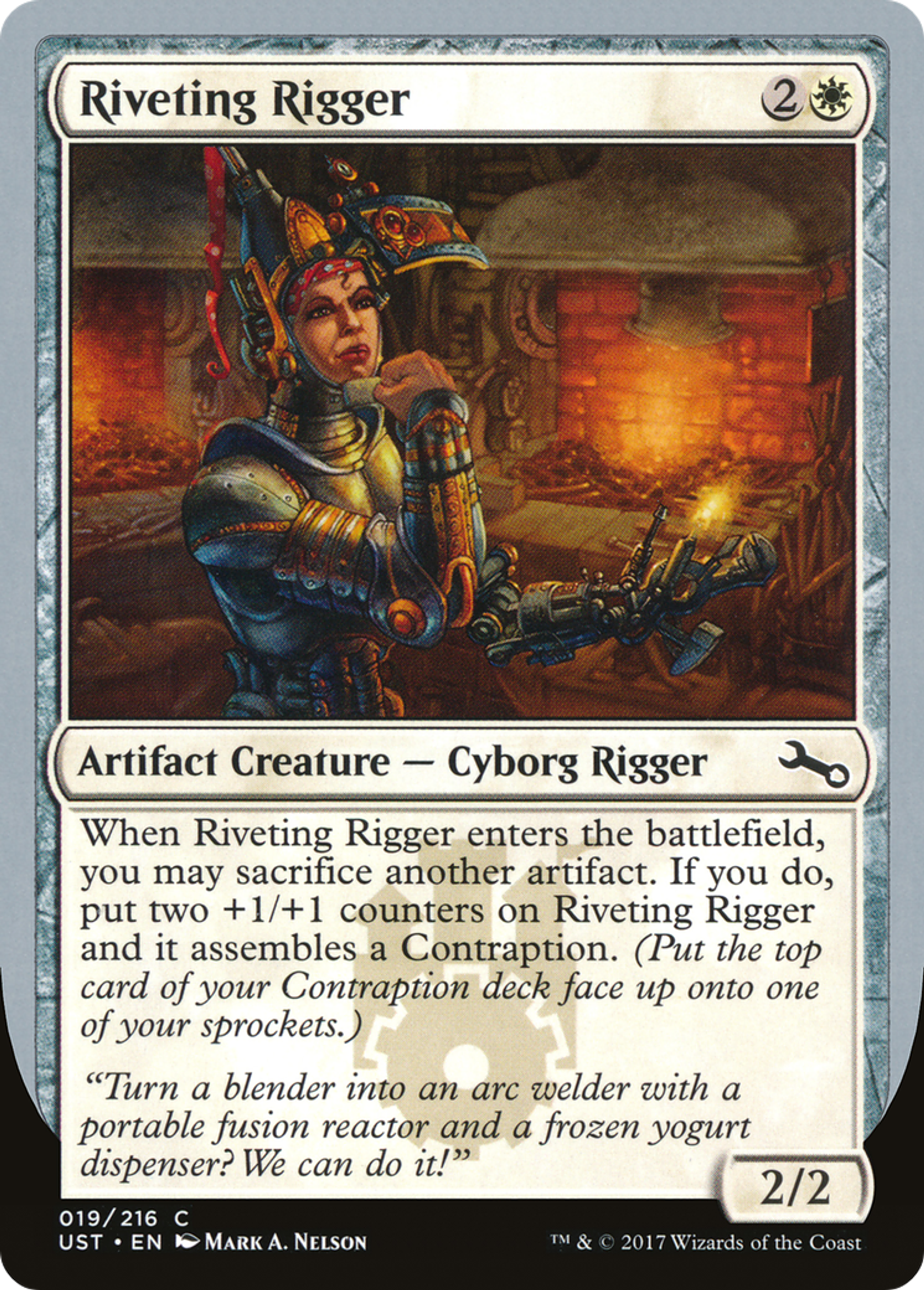 Riveting Rigger — Unstable — Magic: The Gathering