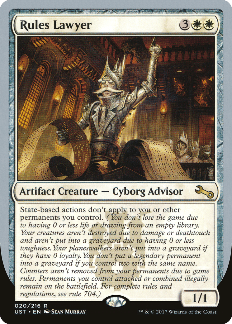 Rules Lawyer — Unstable — Magic: The Gathering