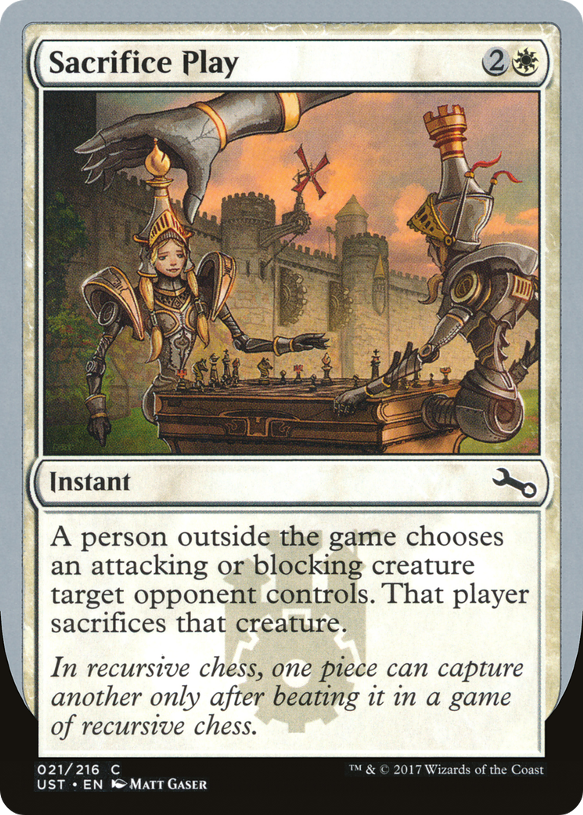 Sacrifice Play — Unstable — Magic: The Gathering