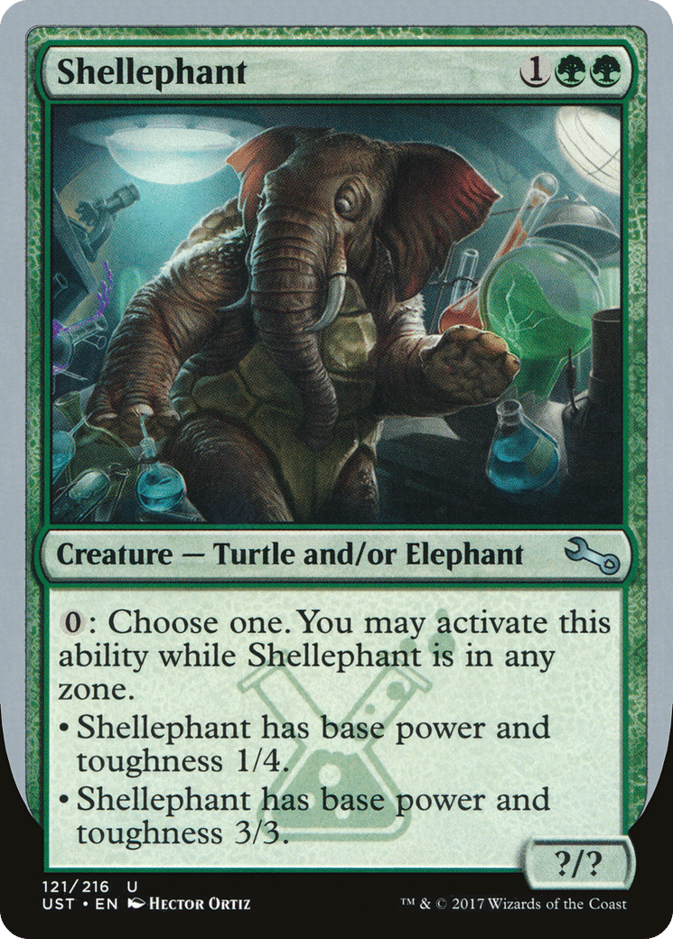 Shellephant — Unstable — Magic: The Gathering