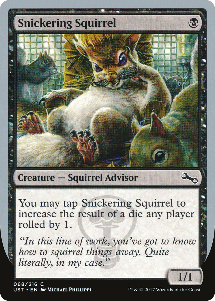 Snickering Squirrel — Unstable — Magic: The Gathering