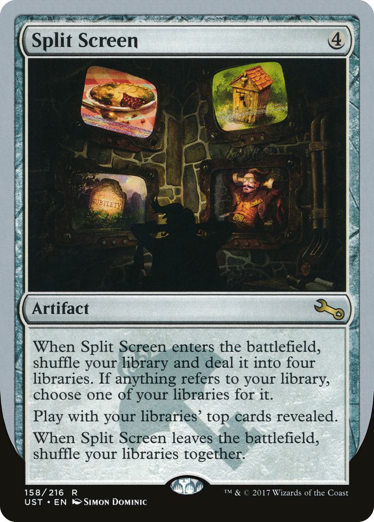 Split Screen — Unstable — Magic: The Gathering