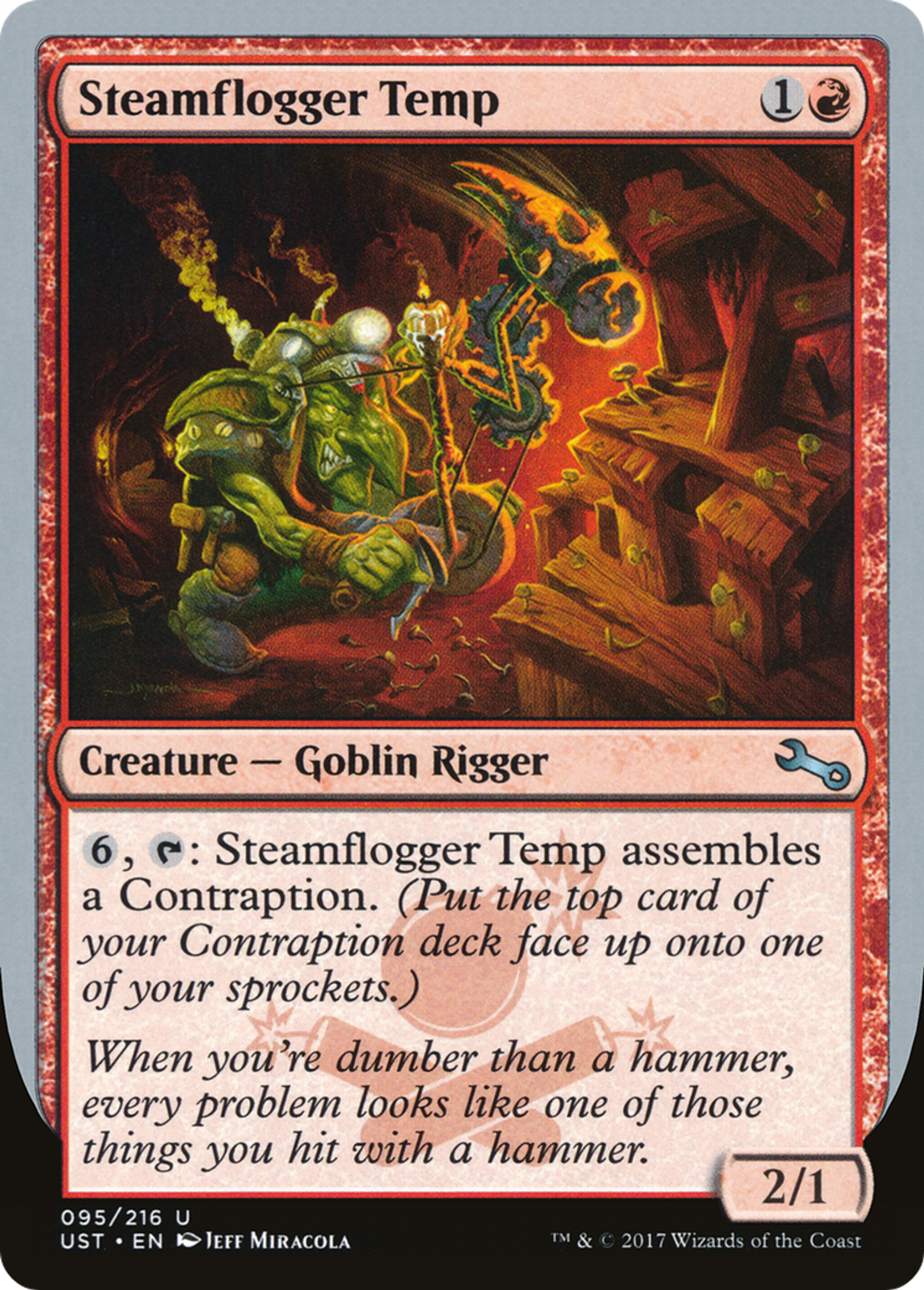 Steamflogger Temp — Unstable — Magic: The Gathering
