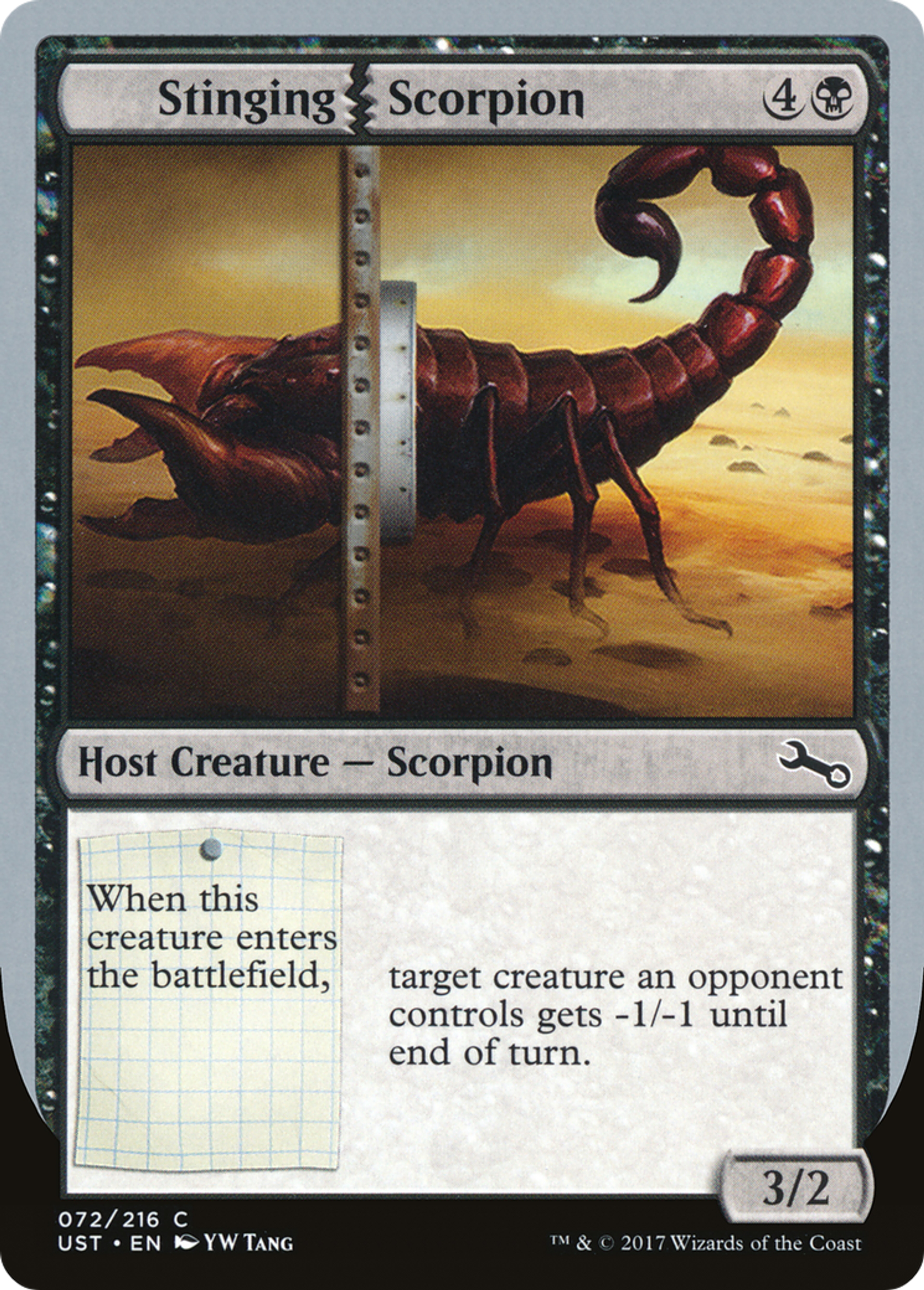 Stinging Scorpion — Unstable — Magic: The Gathering