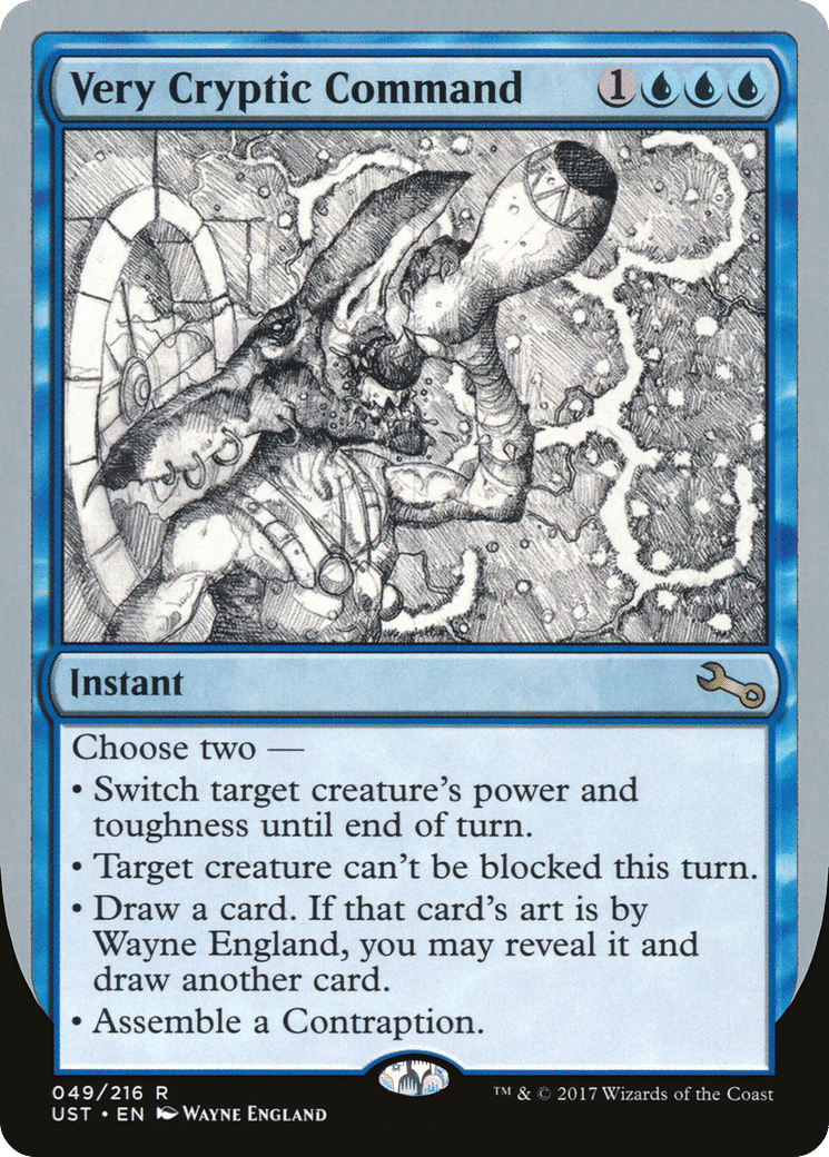 Very Cryptic Command — Unstable — Magic: The Gathering