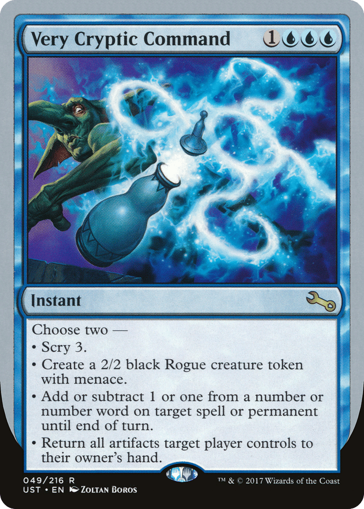 Very Cryptic Command — Unstable — Magic: The Gathering