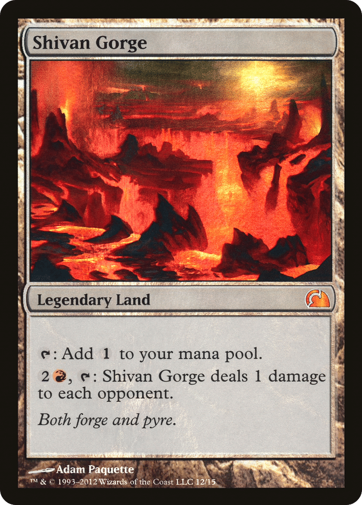Shivan Gorge — From the Vault: Realms — Magic: The Gathering
