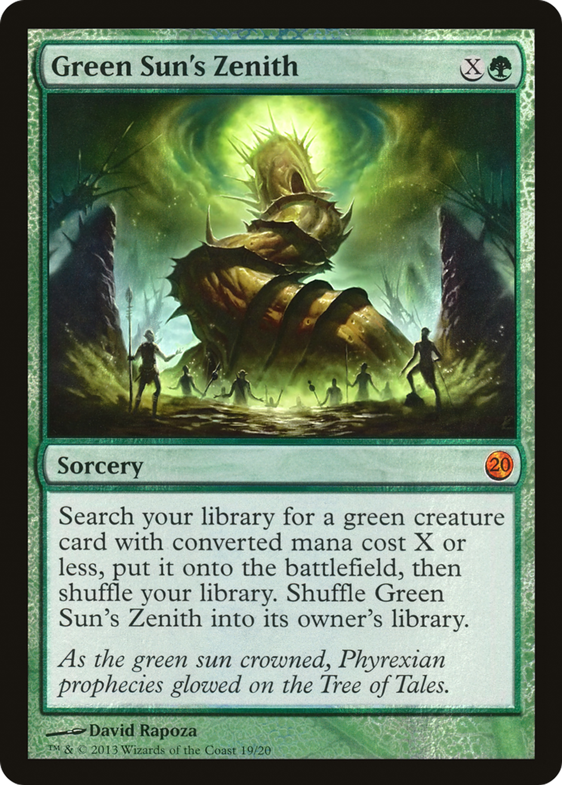 Green Sun's Zenith — From the Vault: Twenty — Magic: The Gathering
