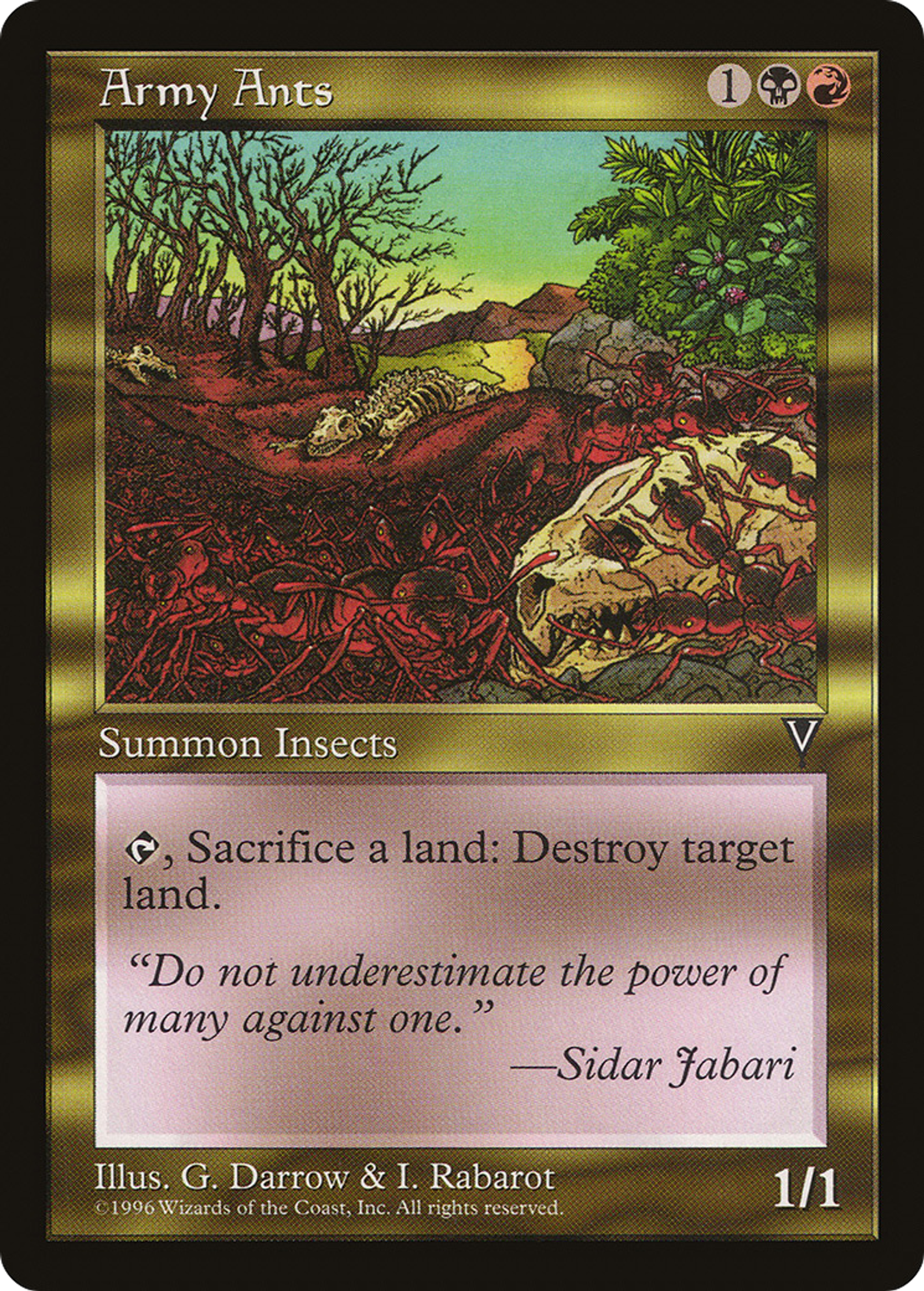 Army Ants — Visions — Magic: The Gathering