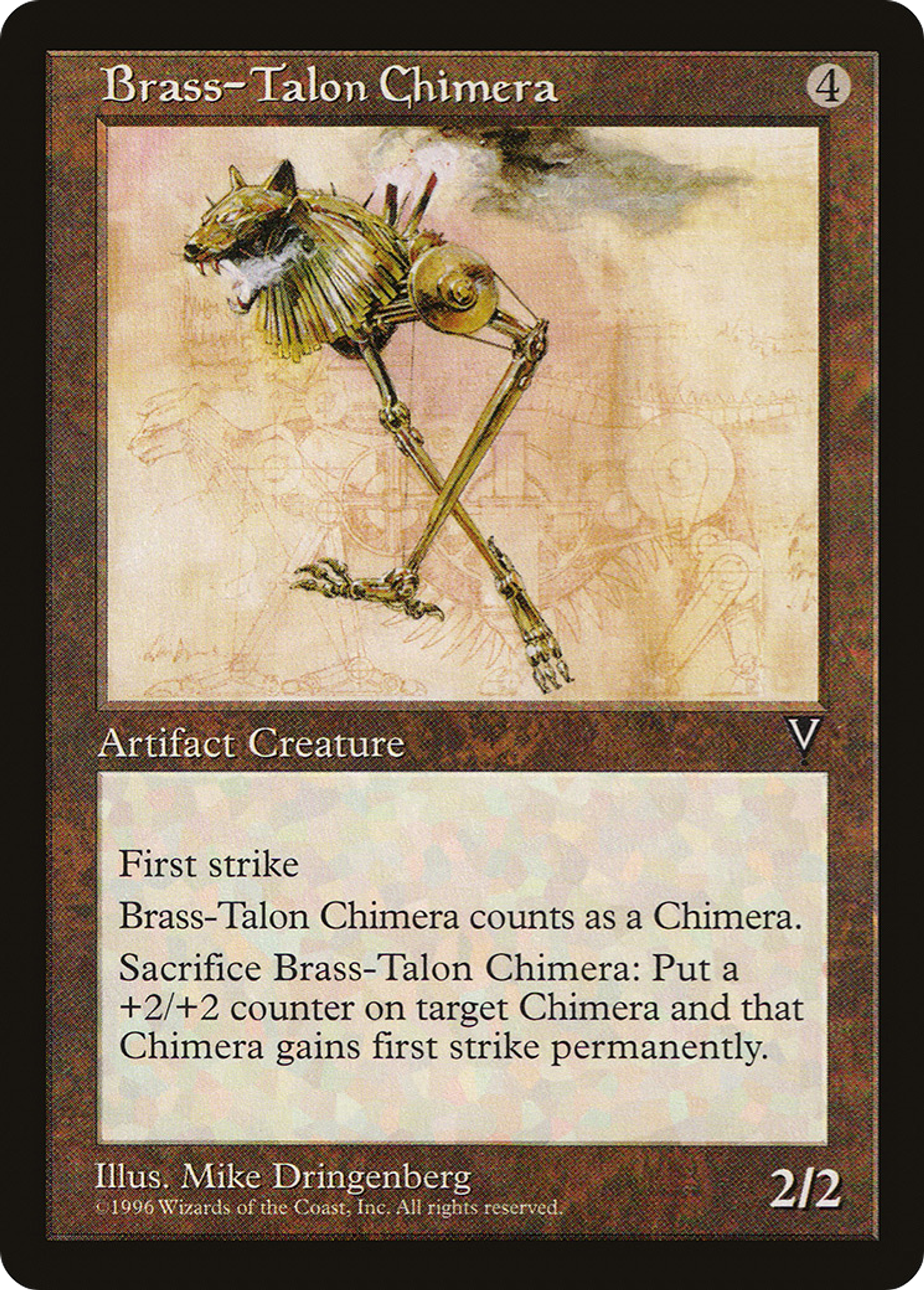Brass-Talon Chimera — Visions — Magic: The Gathering