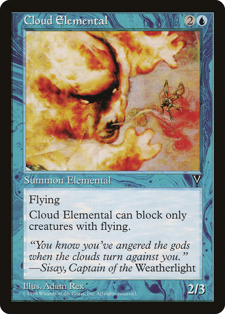 Cloud Elemental — Visions — Magic: The Gathering