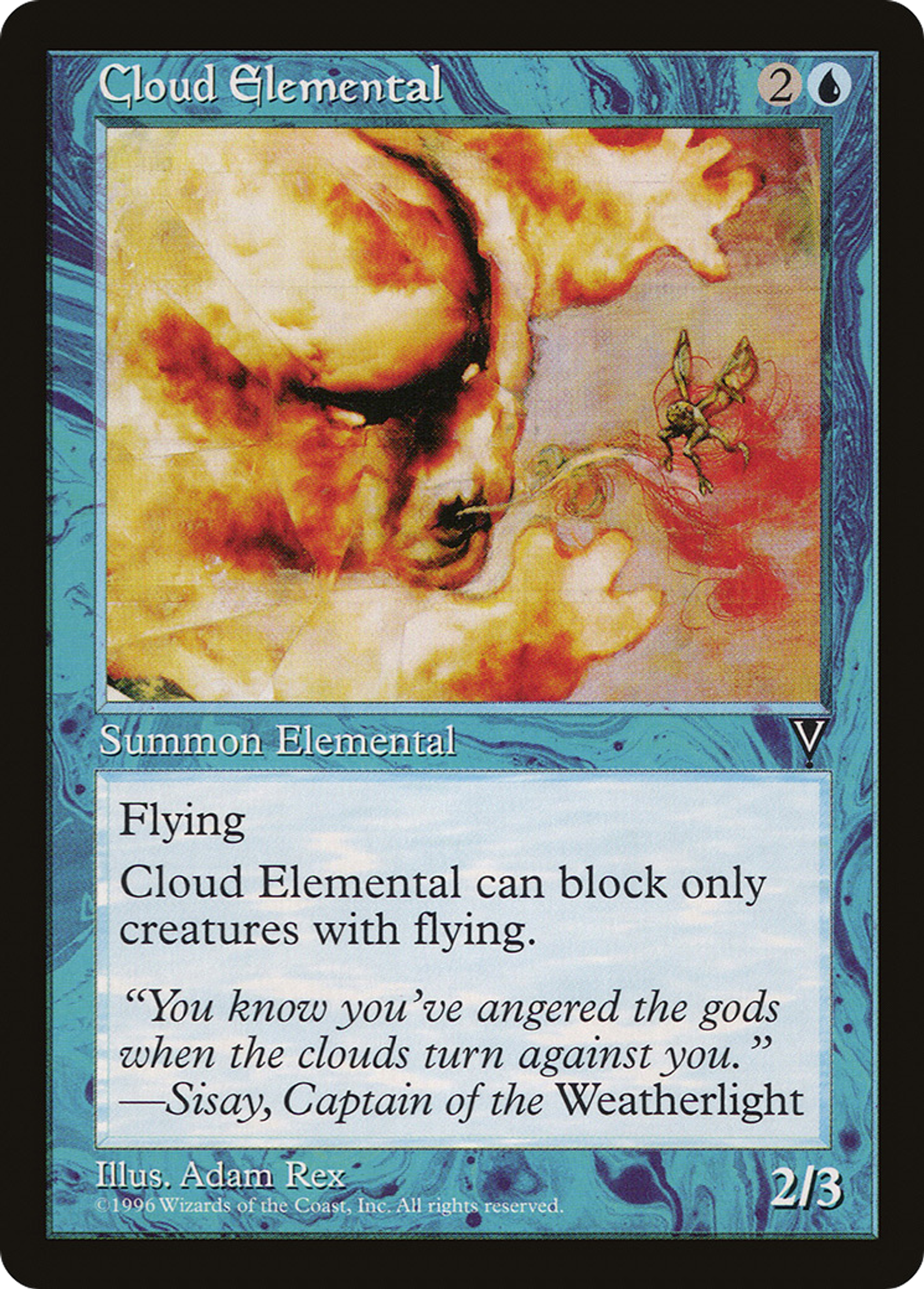 Cloud Elemental — Visions — Magic: The Gathering