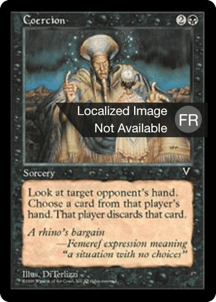 Coercition — Visions — Magic: The Gathering
