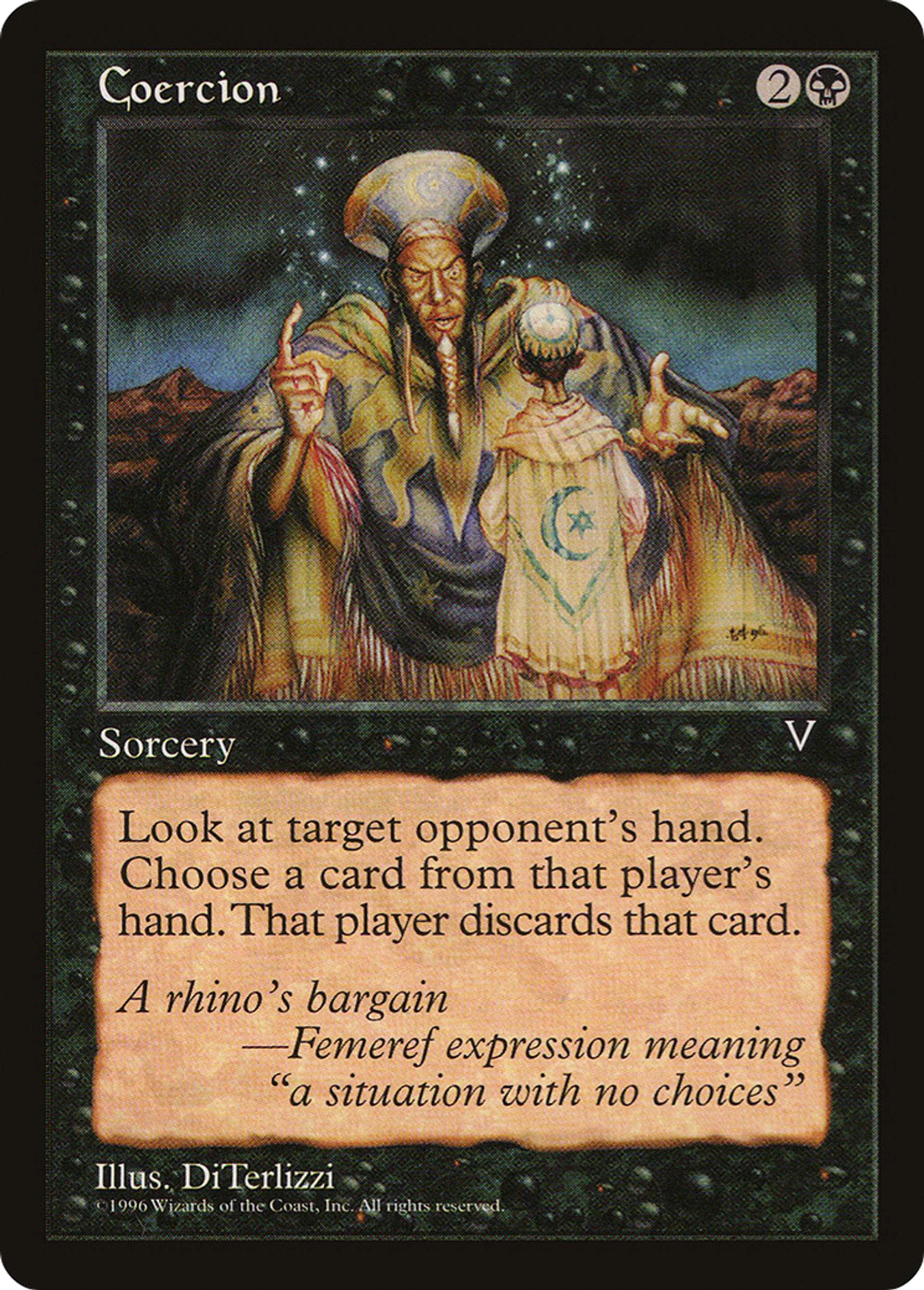 Coercion — Visions — Magic: The Gathering