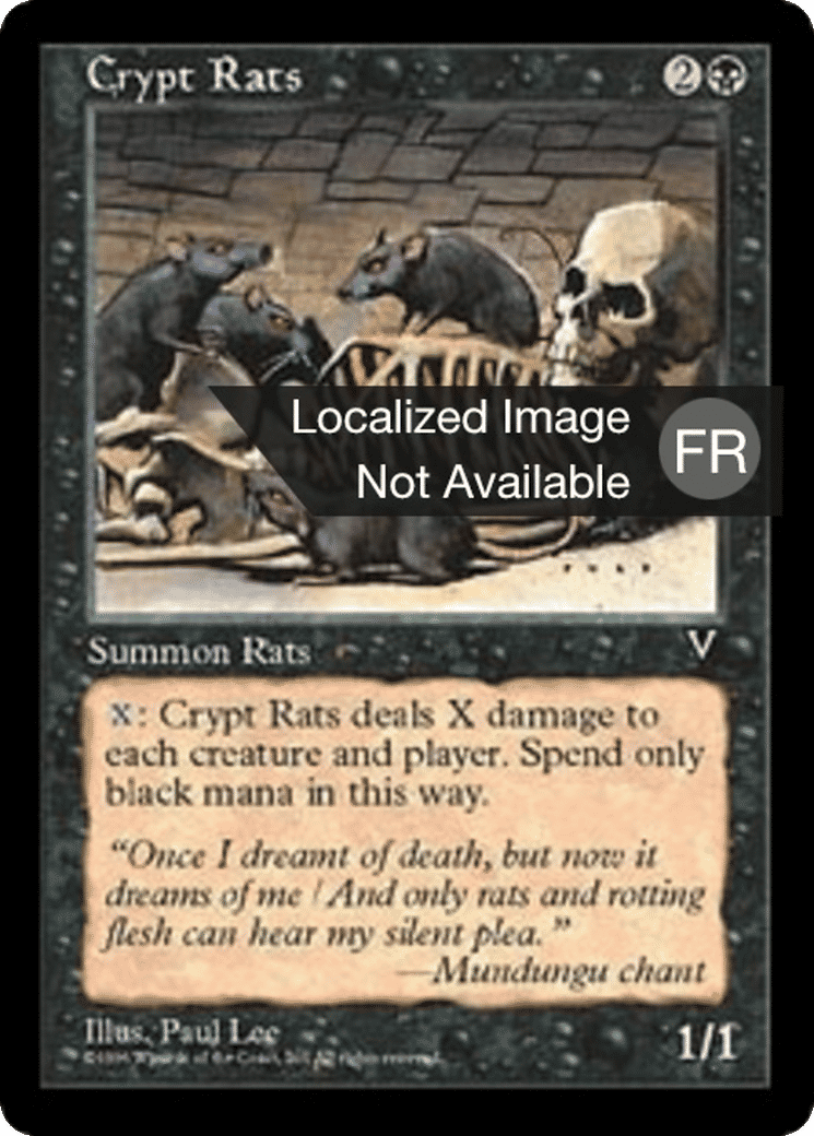 Rats des cryptes — Visions — Magic: The Gathering