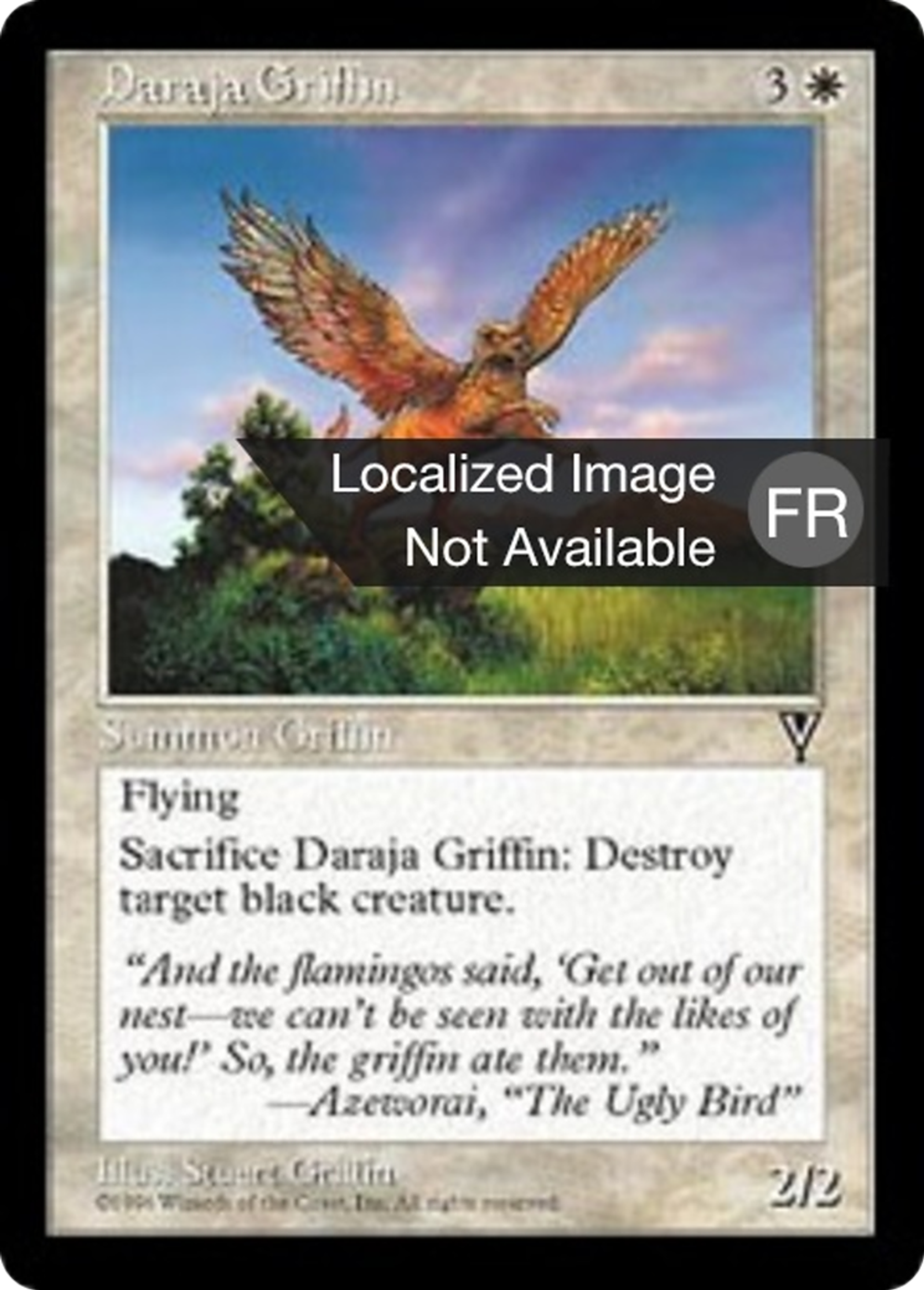 Griffon daradjân — Visions — Magic: The Gathering