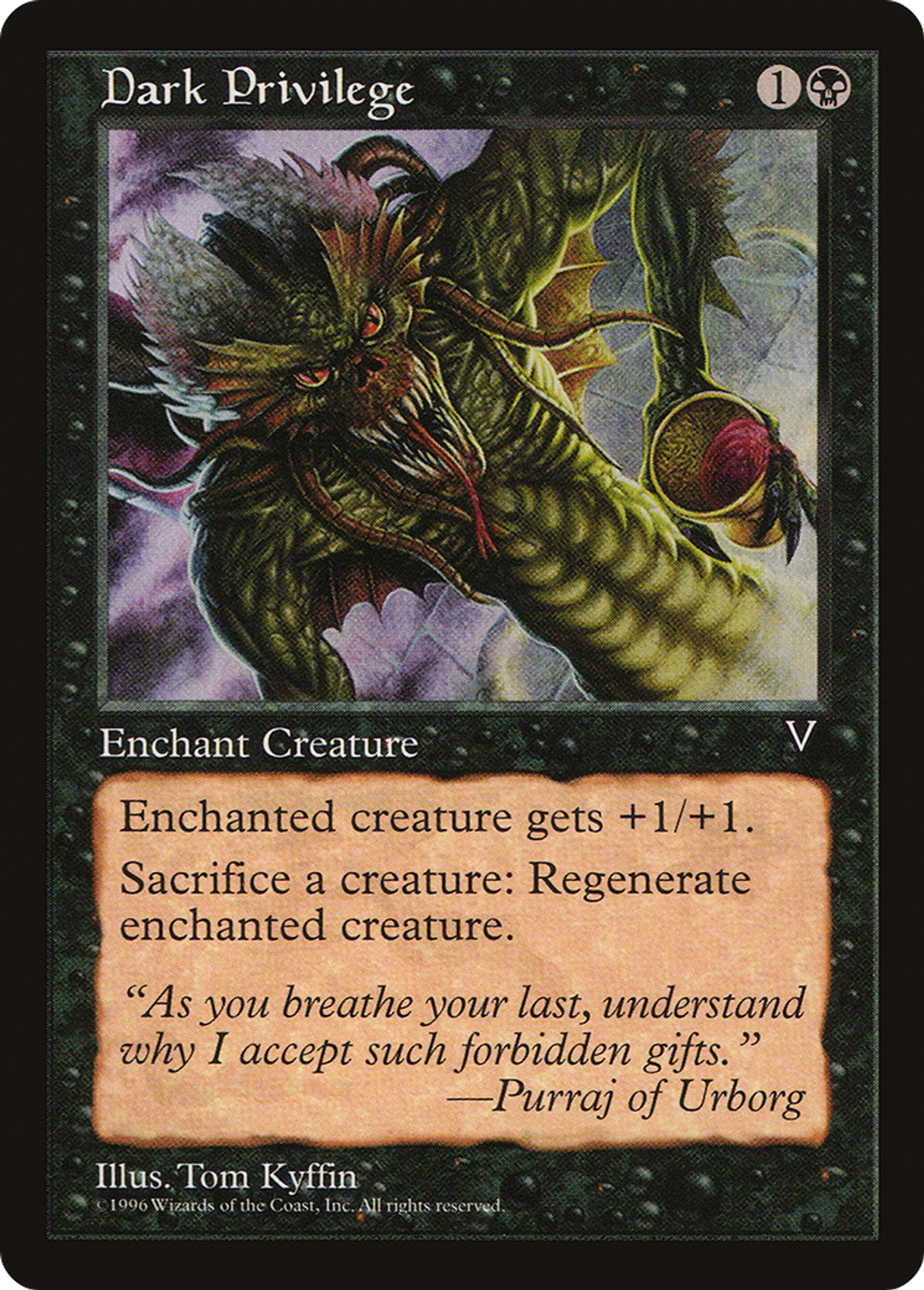 Dark Privilege — Visions — Magic: The Gathering