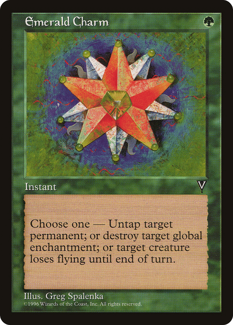 Emerald Charm — Visions — Magic: The Gathering