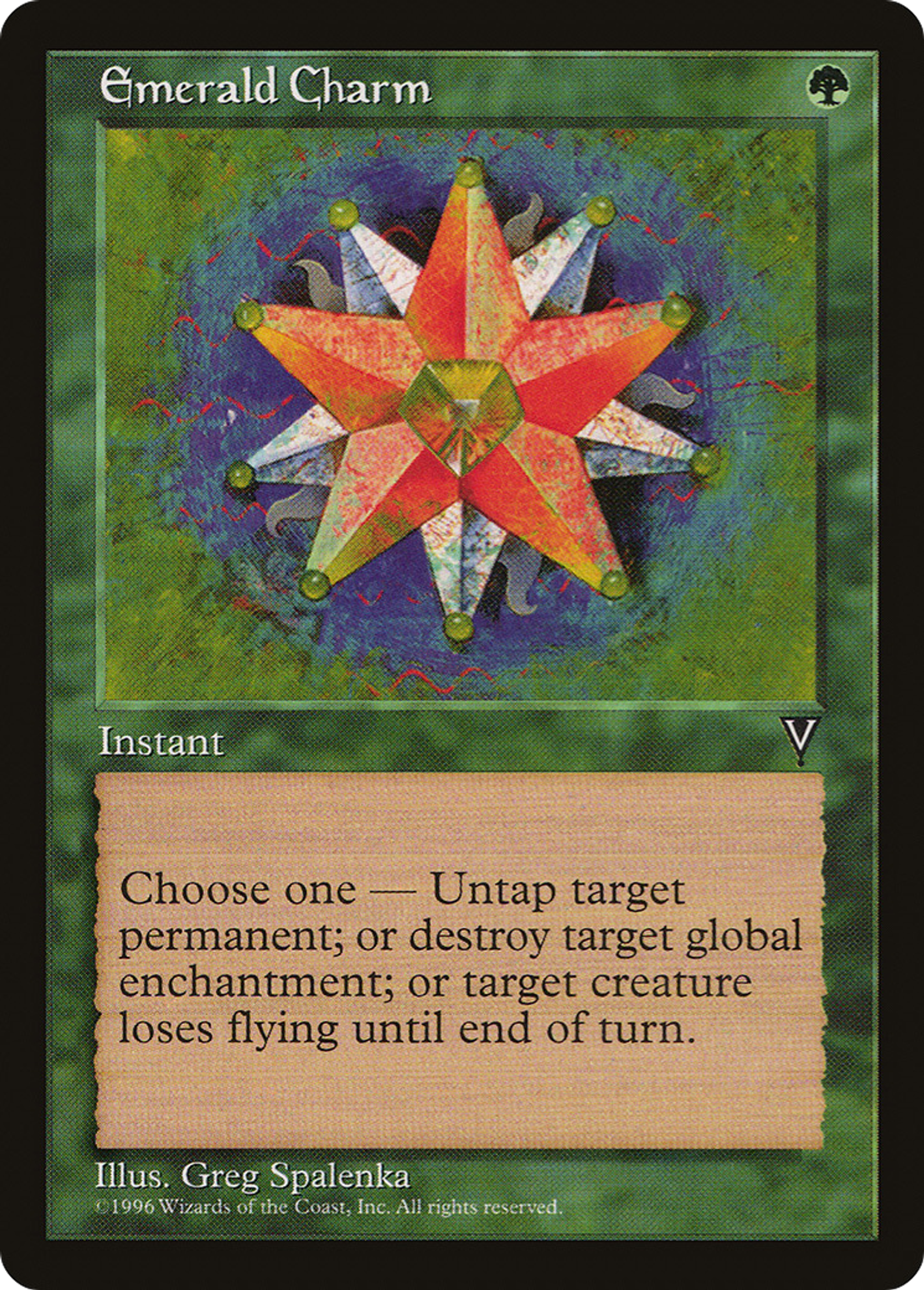 Emerald Charm — Visions — Magic: The Gathering