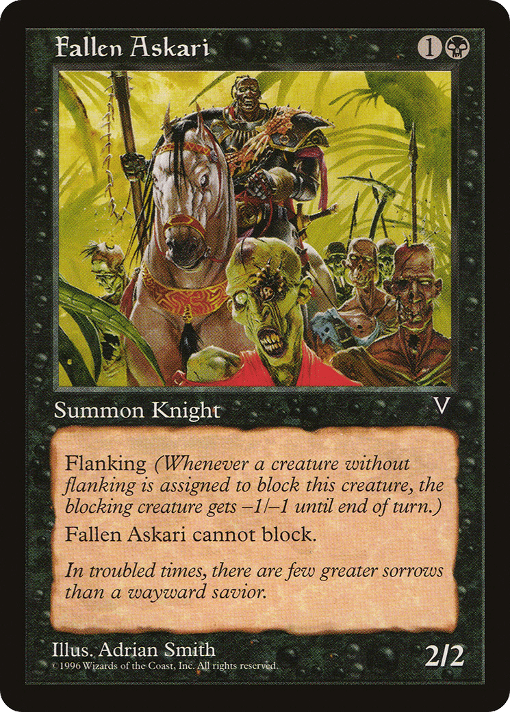 Fallen Askari — Visions — Magic: The Gathering