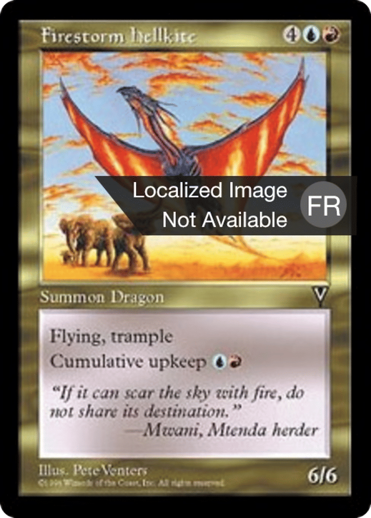 Escouflenfer soufflefeu — Visions — Magic: The Gathering