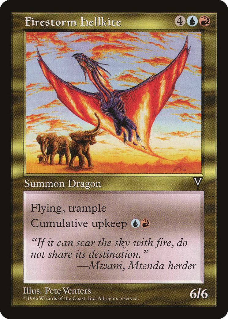 Firestorm Hellkite — Visions — Magic: The Gathering