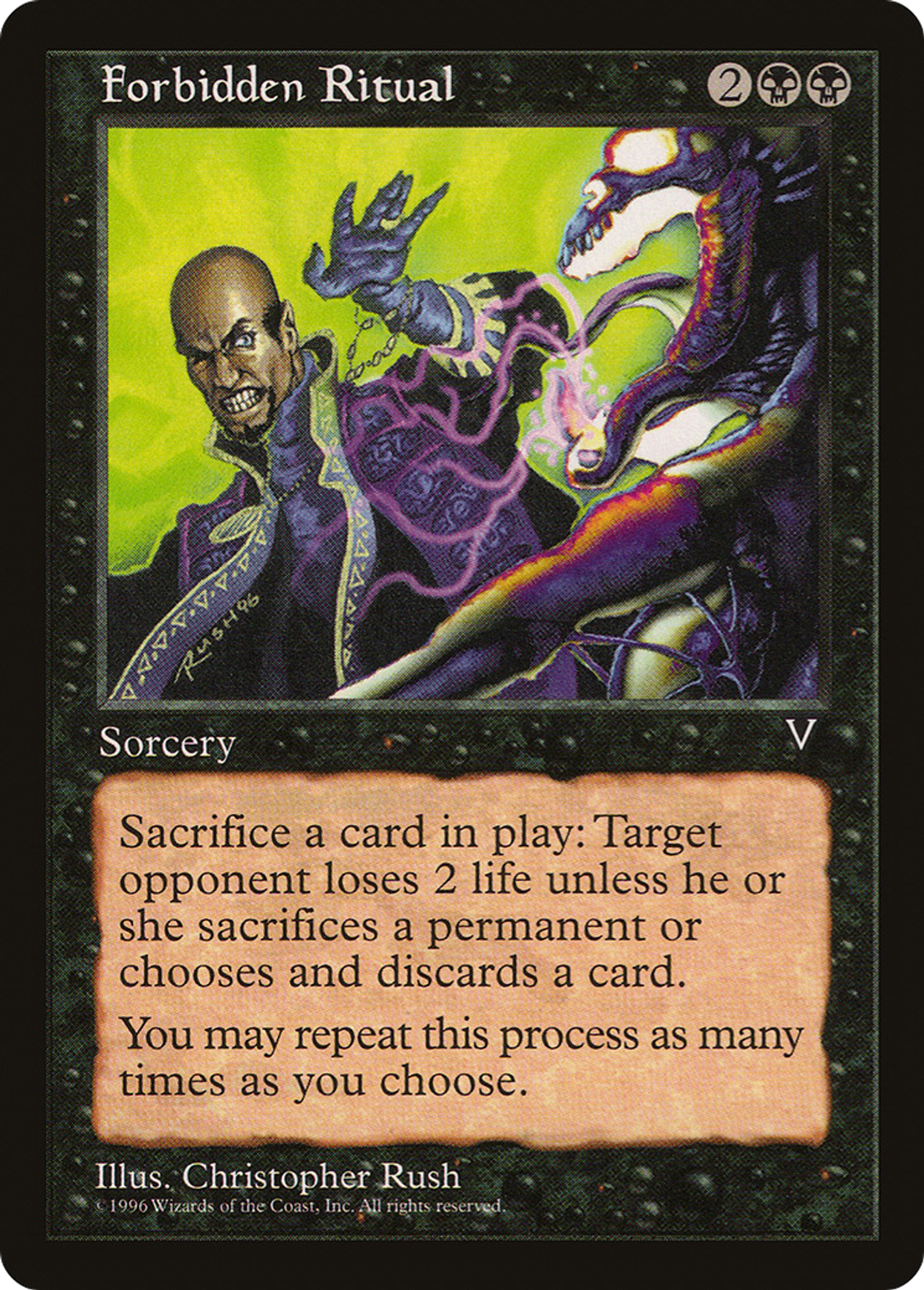 Forbidden Ritual — Visions — Magic: The Gathering