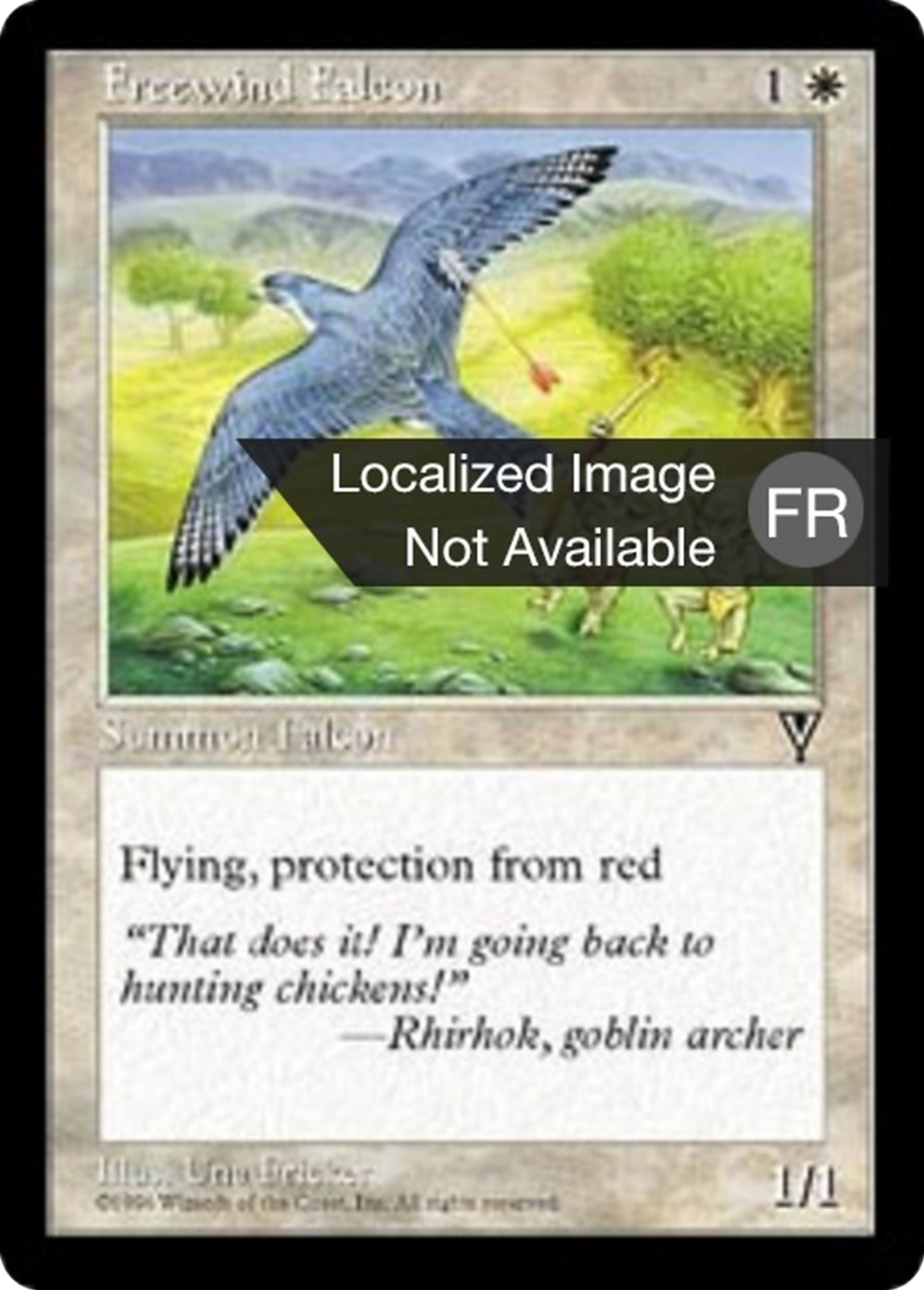 Faucon librevent — Visions — Magic: The Gathering