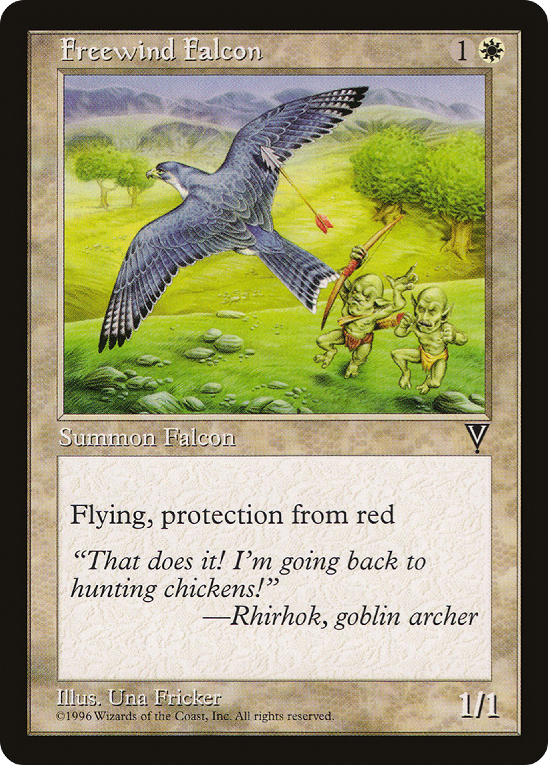 Freewind Falcon — Visions — Magic: The Gathering