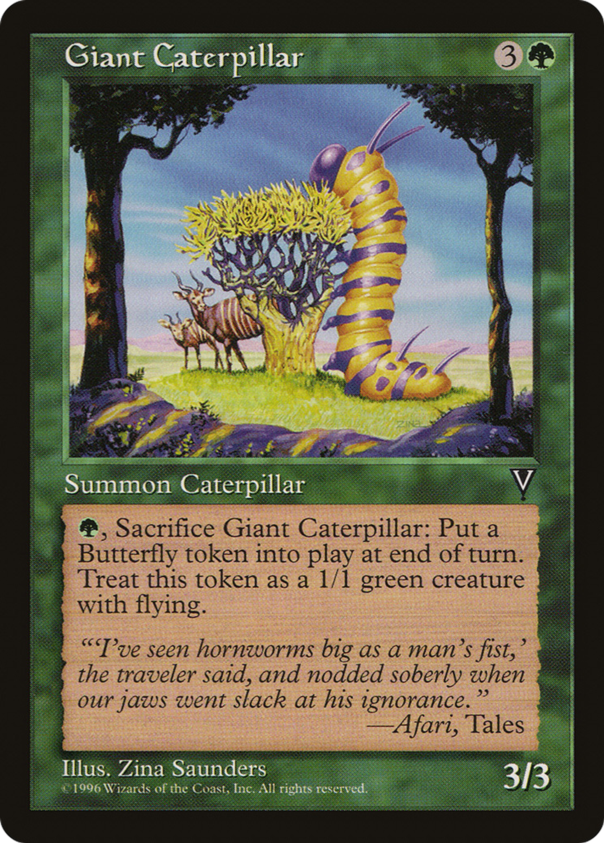 Giant Caterpillar — Visions — Magic: The Gathering