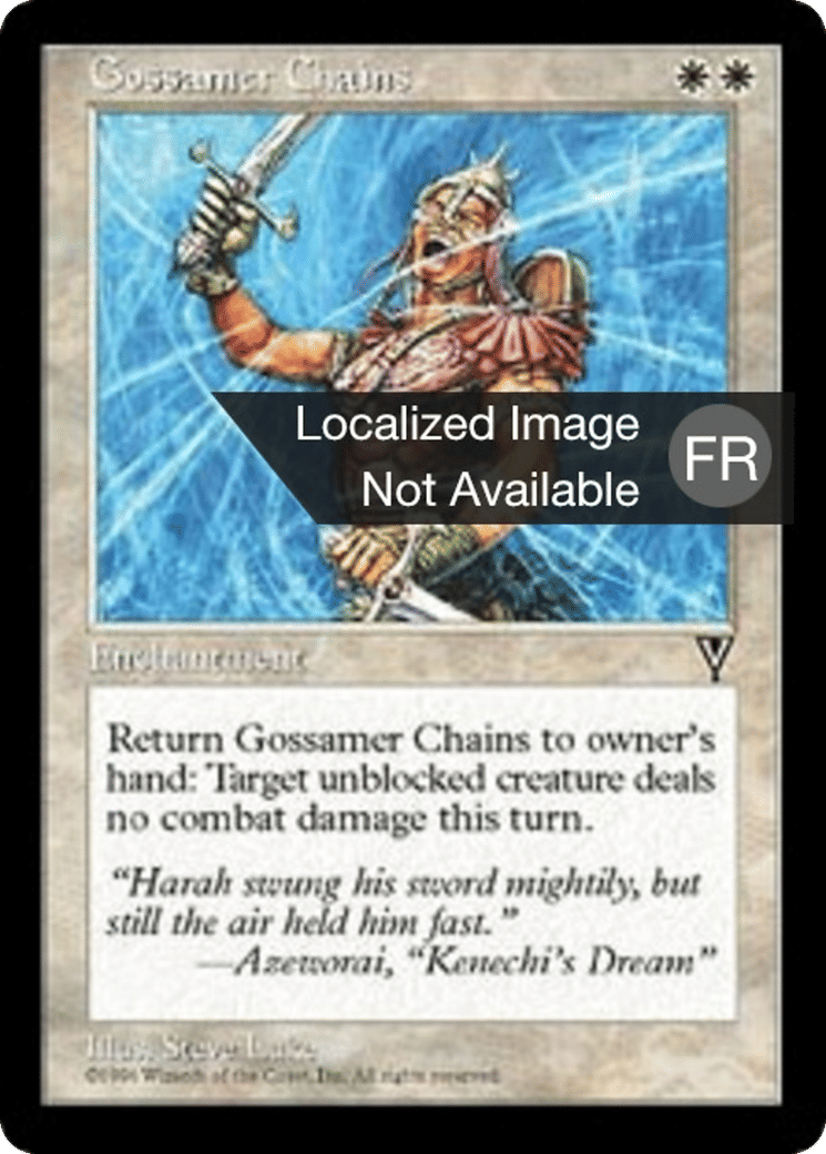 Chaînes de filandres — Visions — Magic: The Gathering