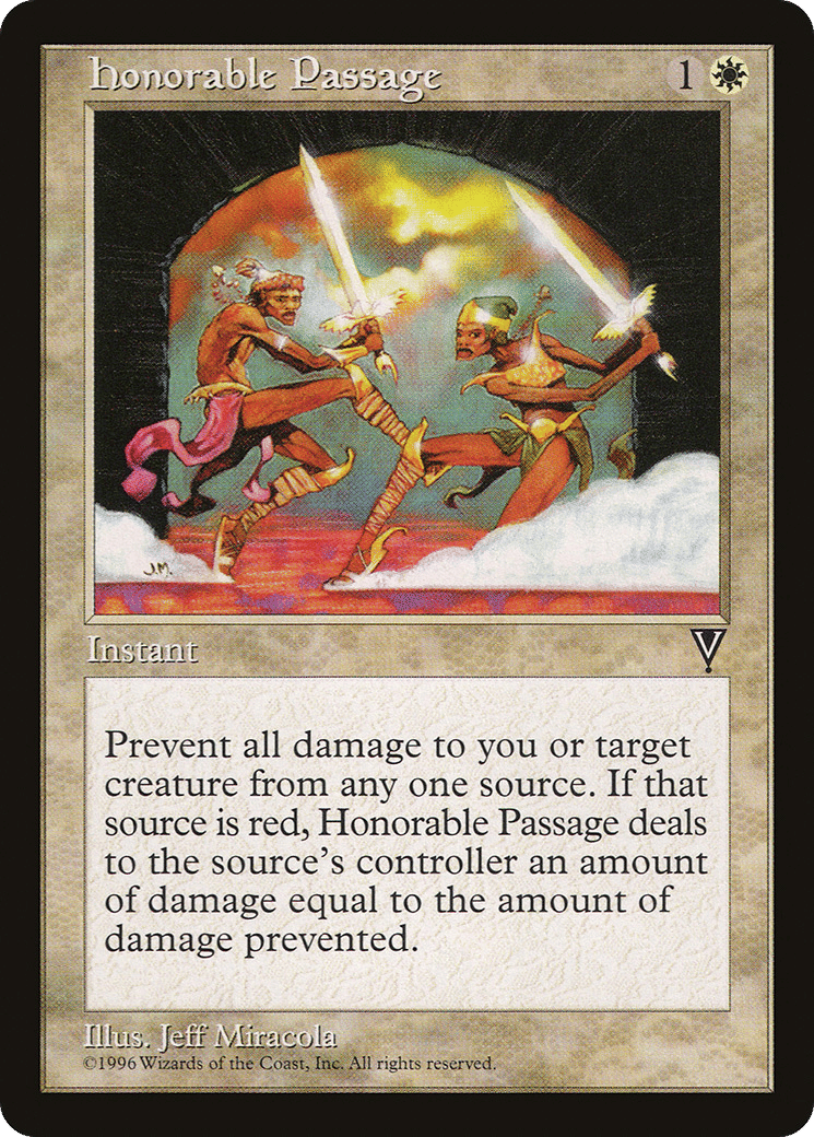 Honorable Passage — Visions — Magic: The Gathering