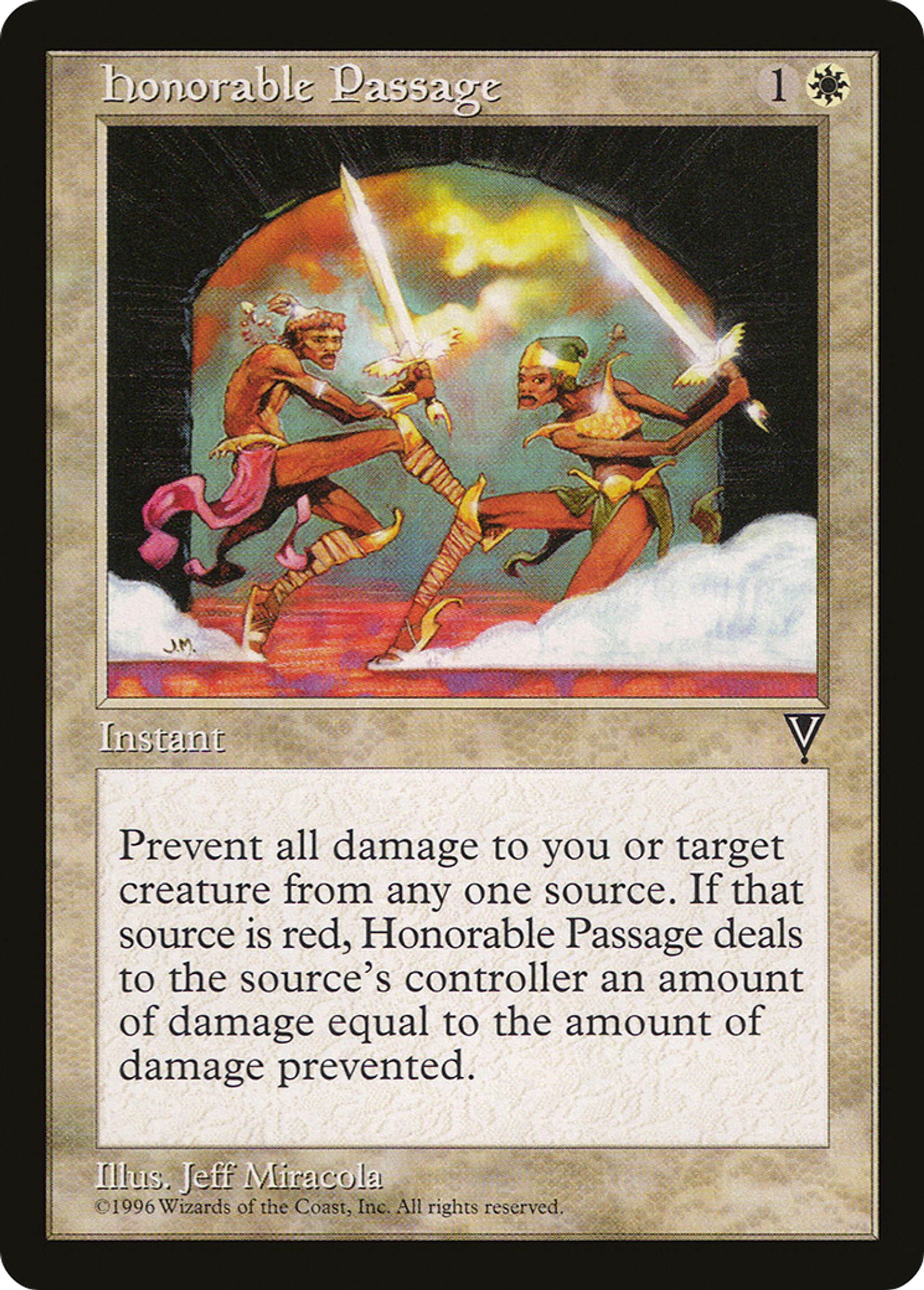 Honorable Passage — Visions — Magic: The Gathering