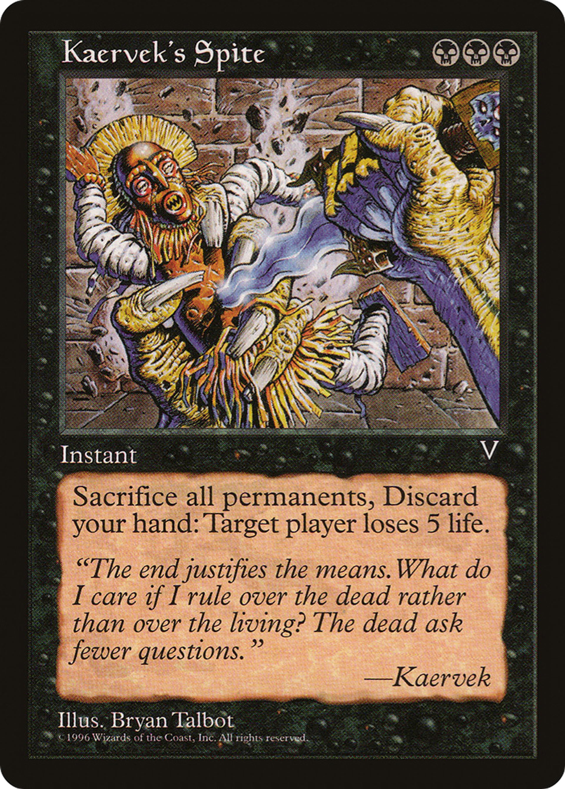 Kaervek's Spite — Visions — Magic: The Gathering
