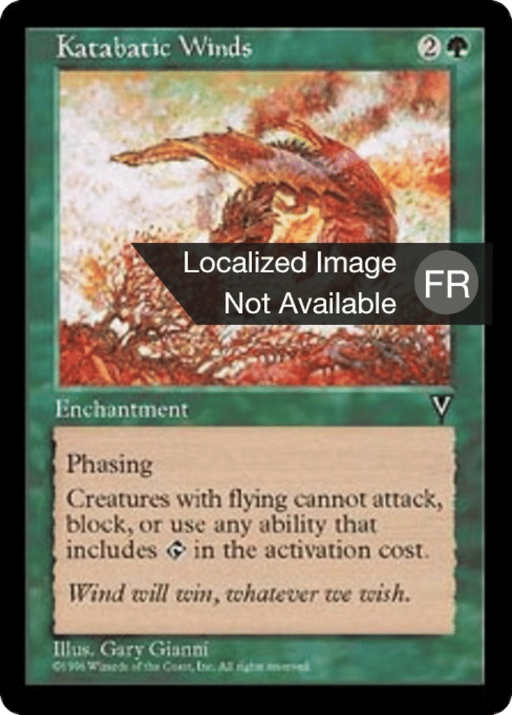 Vents katabatiques — Visions — Magic: The Gathering