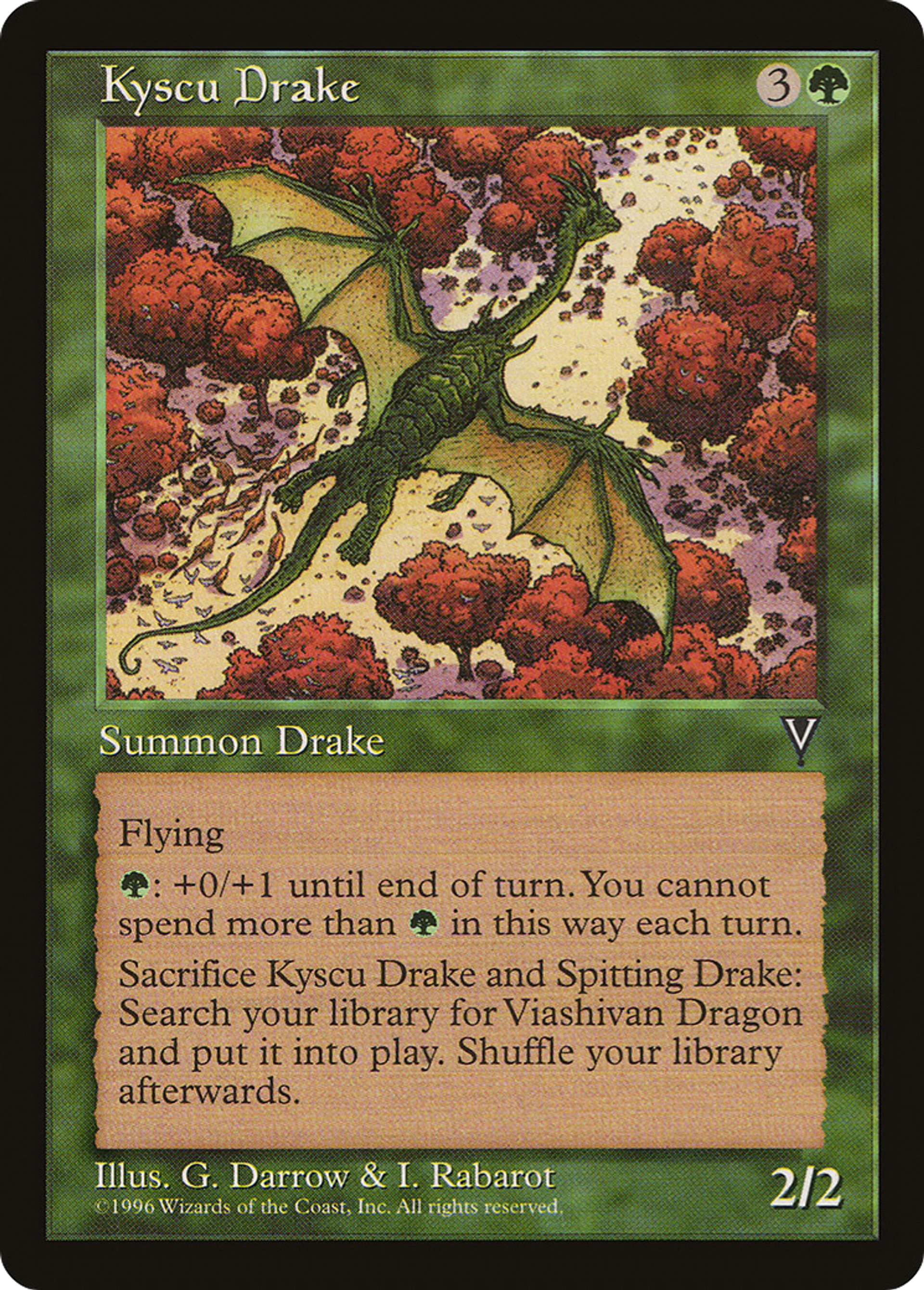 Kyscu Drake — Visions — Magic: The Gathering
