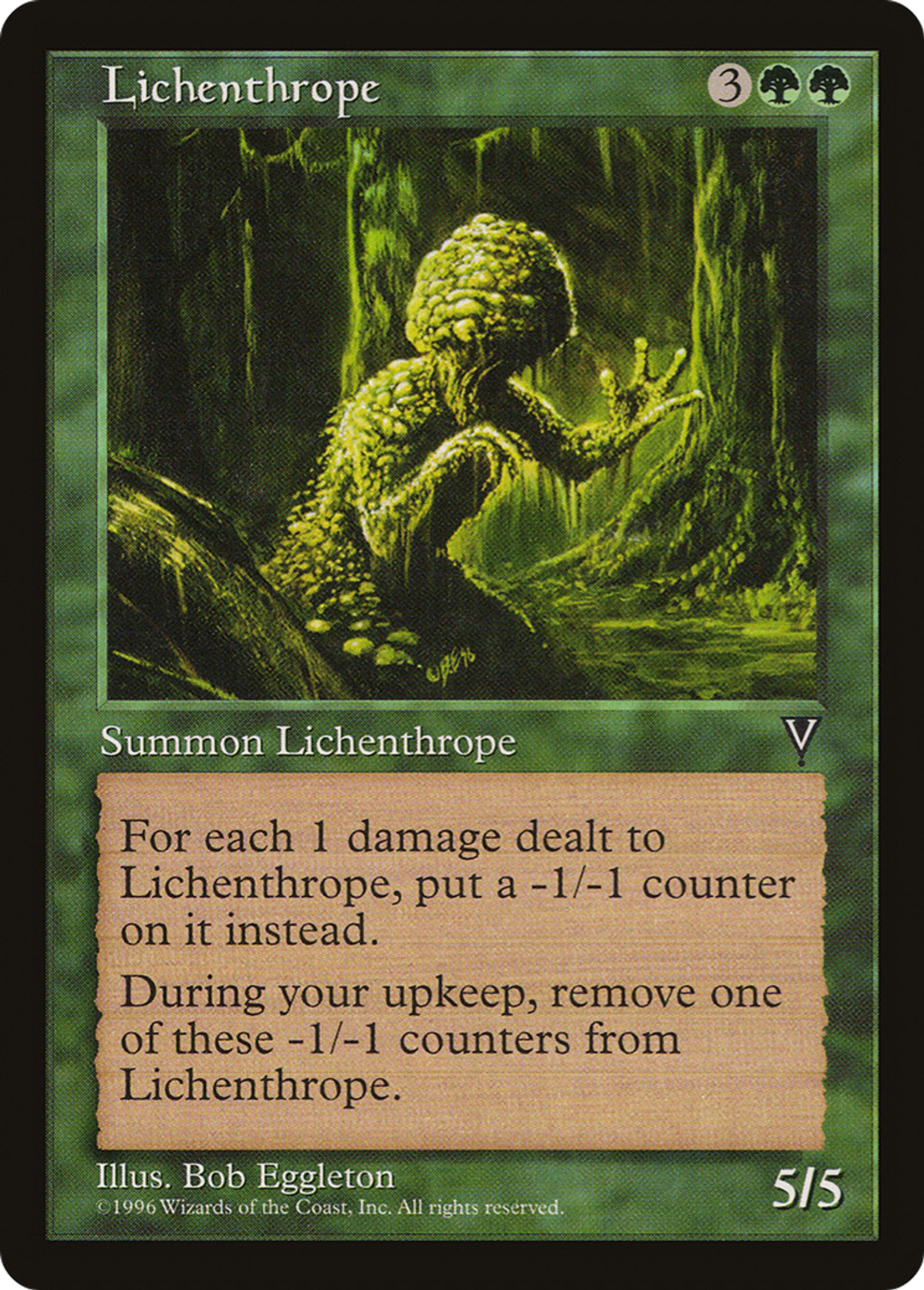 Lichenthrope — Visions — Magic: The Gathering