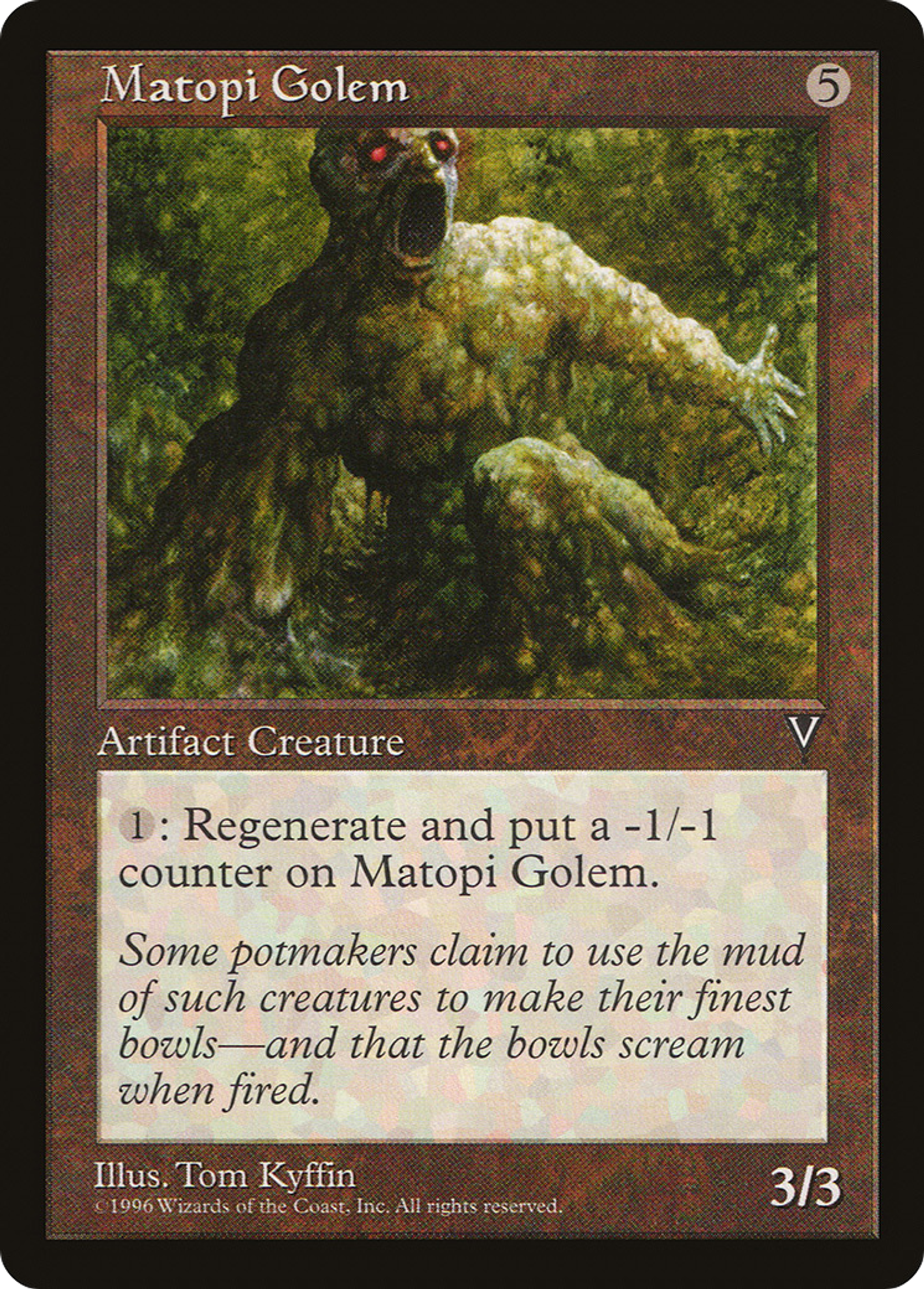 Matopi Golem — Visions — Magic: The Gathering