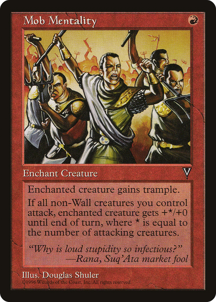 Mob Mentality — Visions — Magic: The Gathering