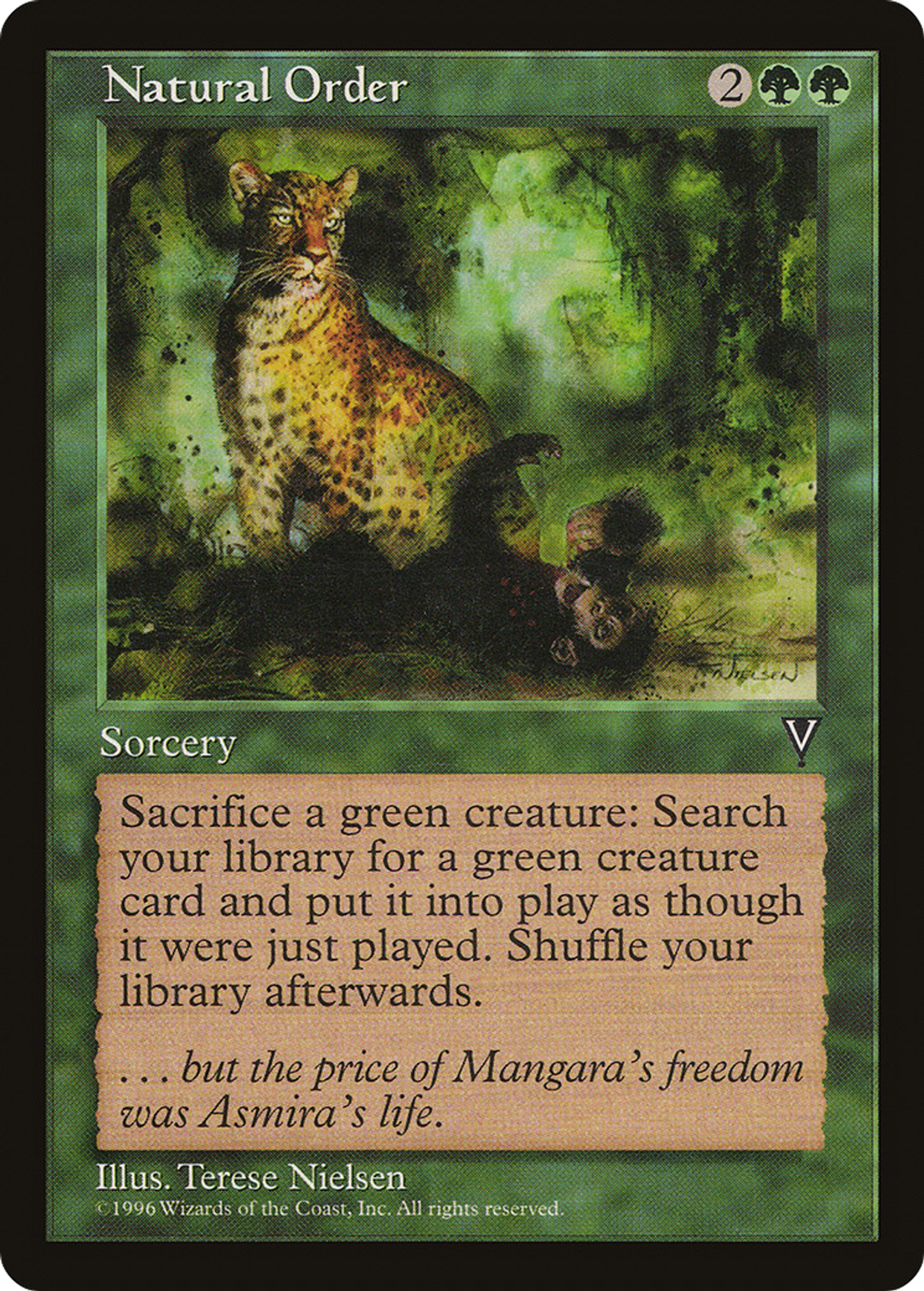 Natural Order — Visions — Magic: The Gathering