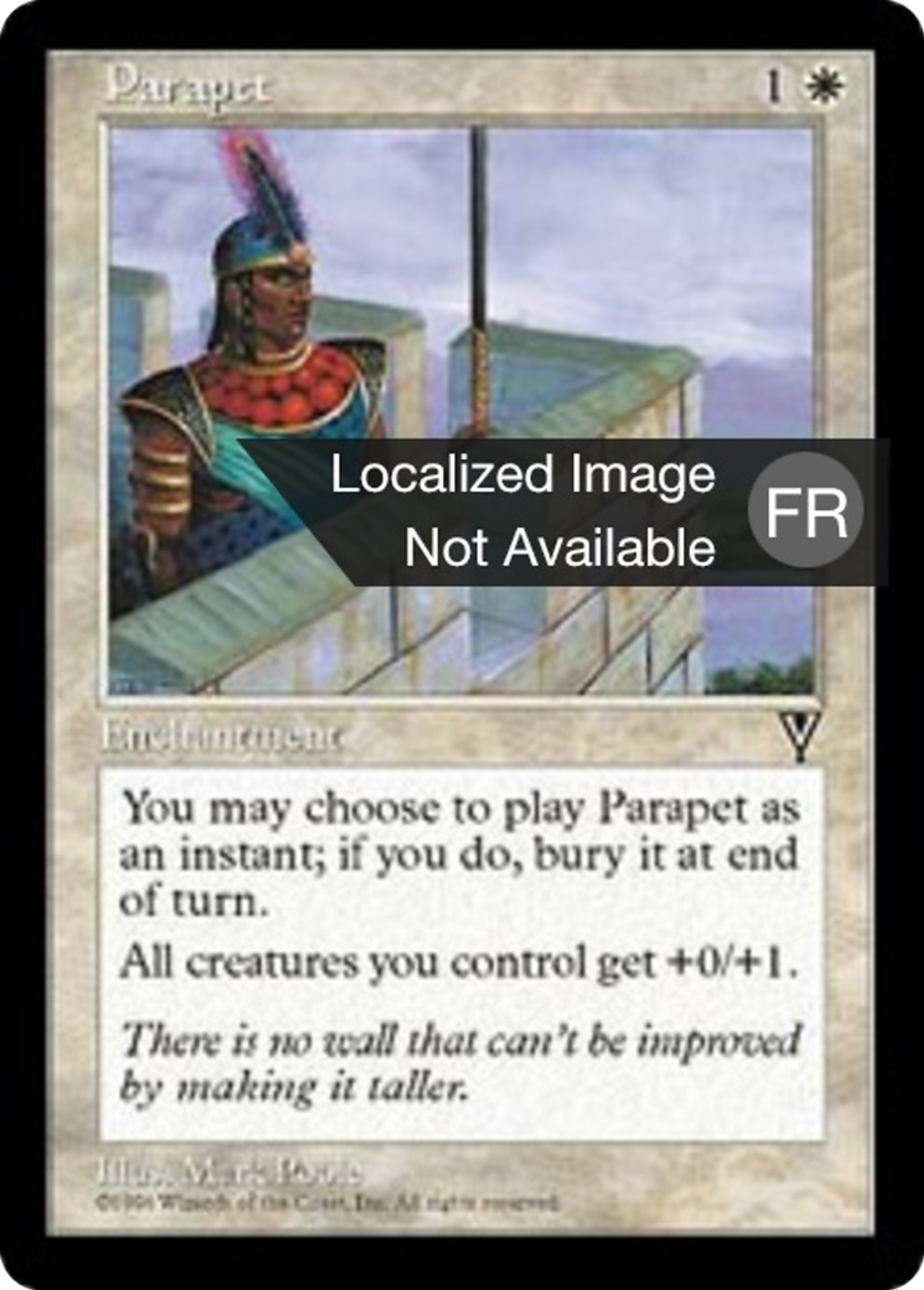 Parapet — Visions — Magic: The Gathering