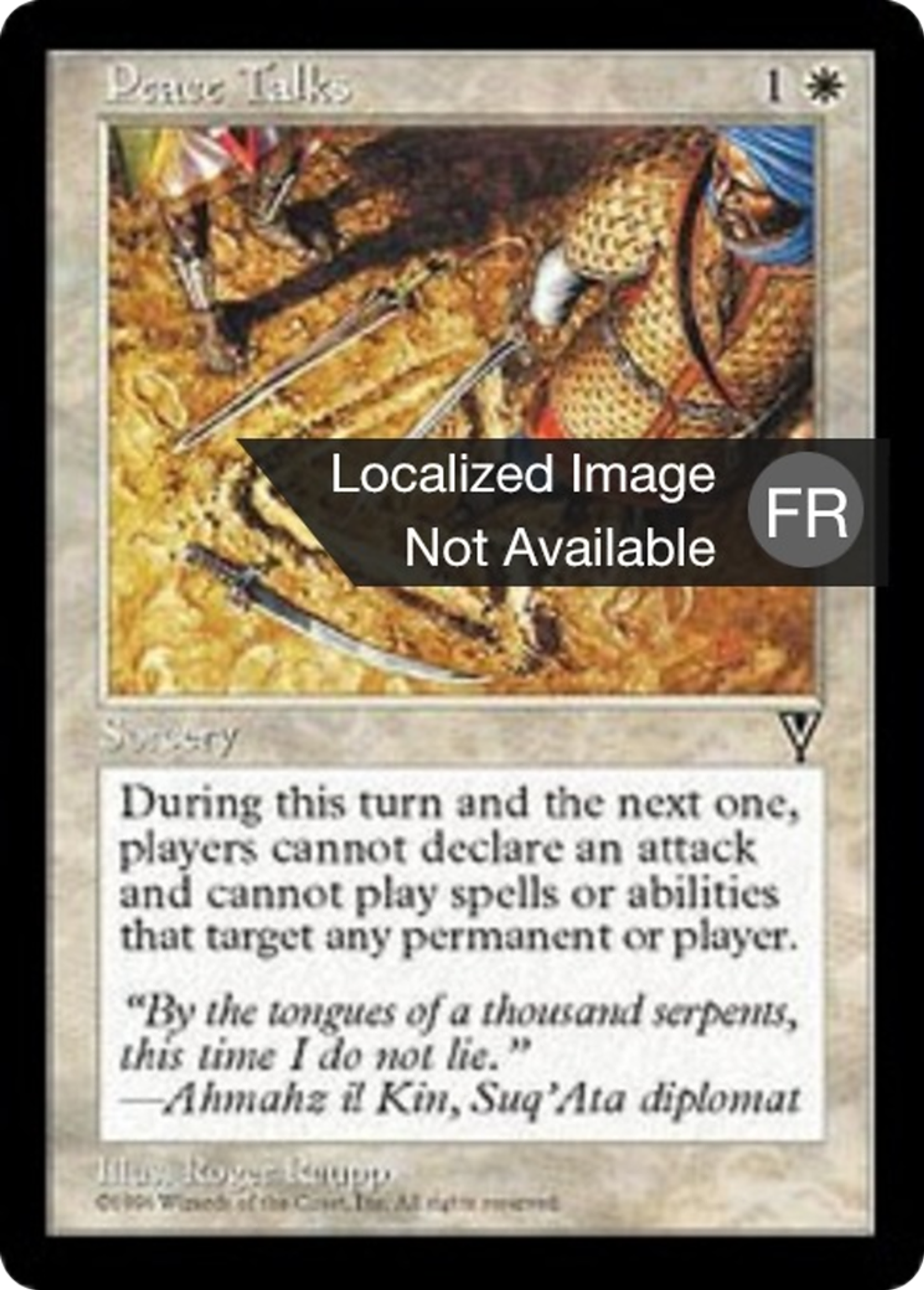 Parole de paix — Visions — Magic: The Gathering