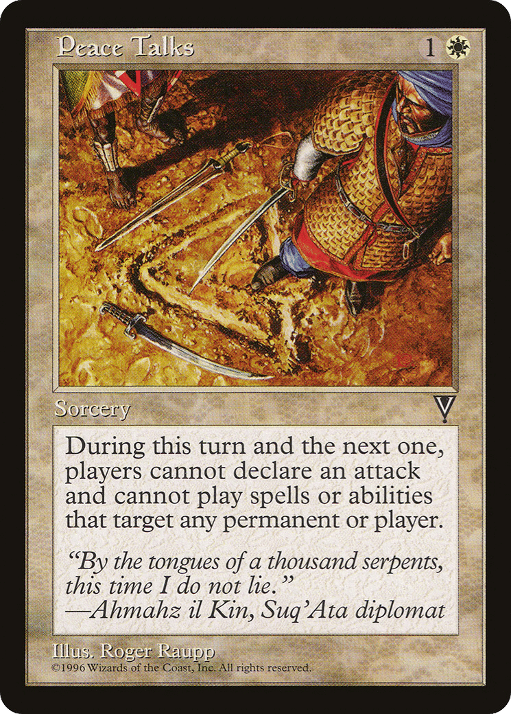 Peace Talks — Visions — Magic: The Gathering