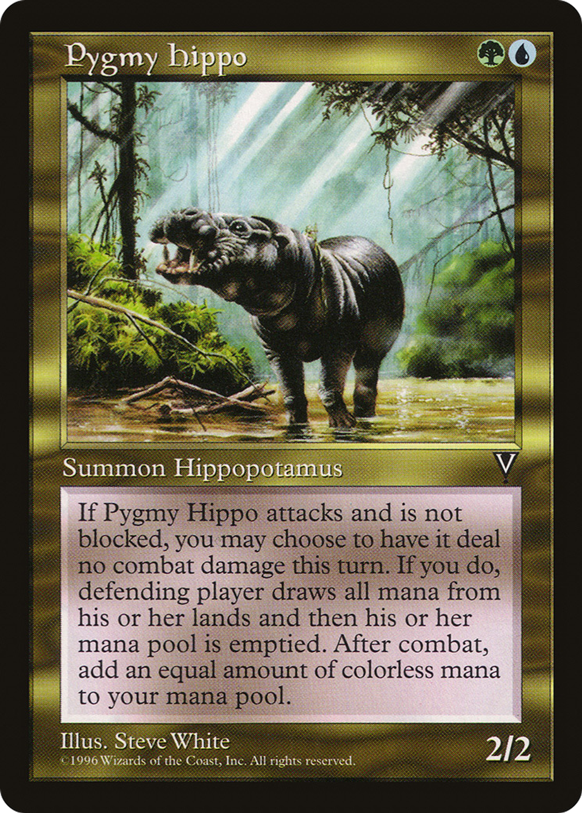 Pygmy Hippo — Visions — Magic: The Gathering