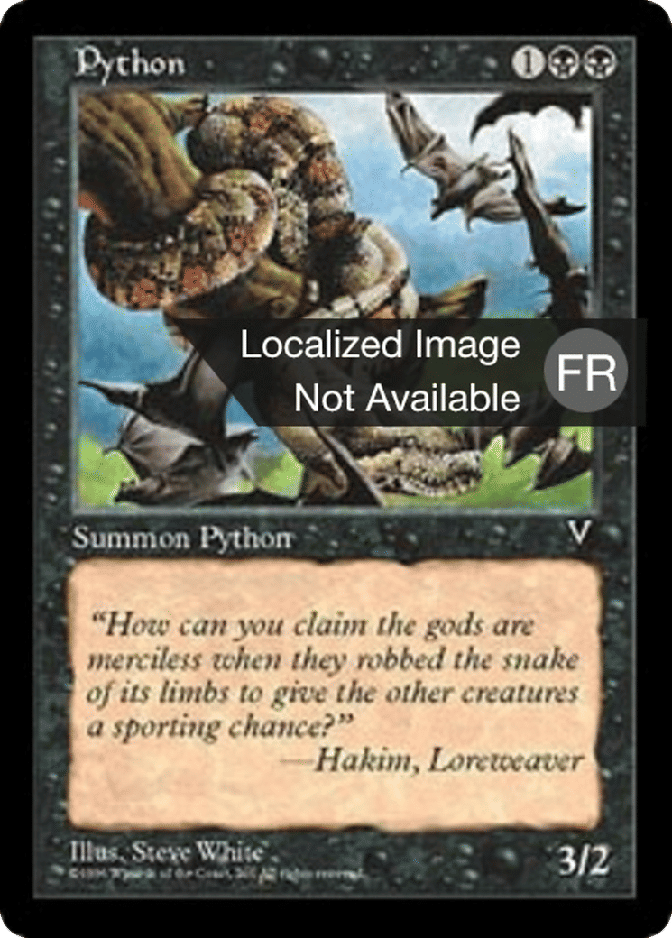 Python — Visions — Magic: The Gathering