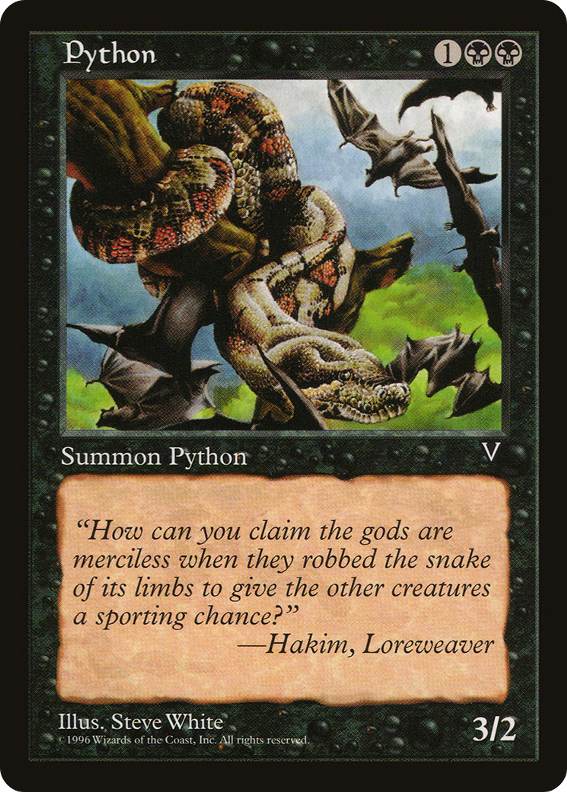 Python — Visions — Magic: The Gathering