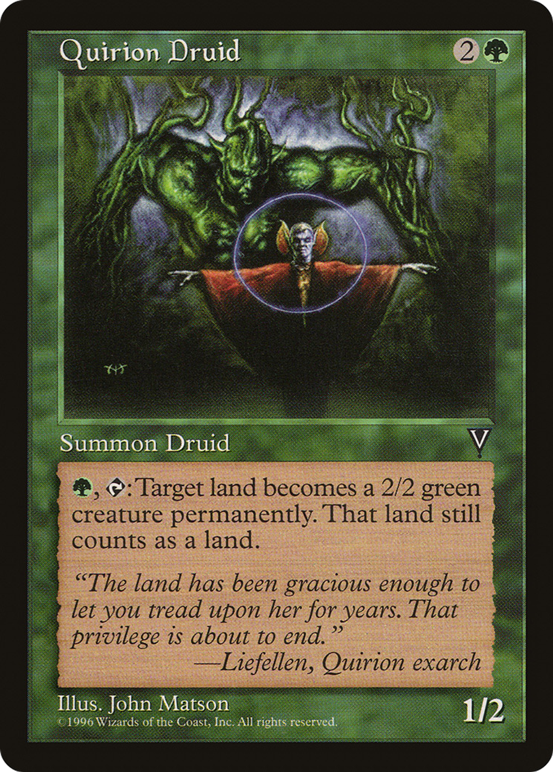 Quirion Druid — Visions — Magic: The Gathering