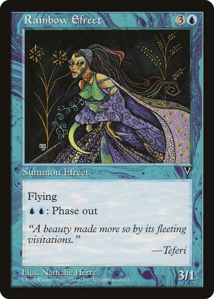 Rainbow Efreet — Visions — Magic: The Gathering